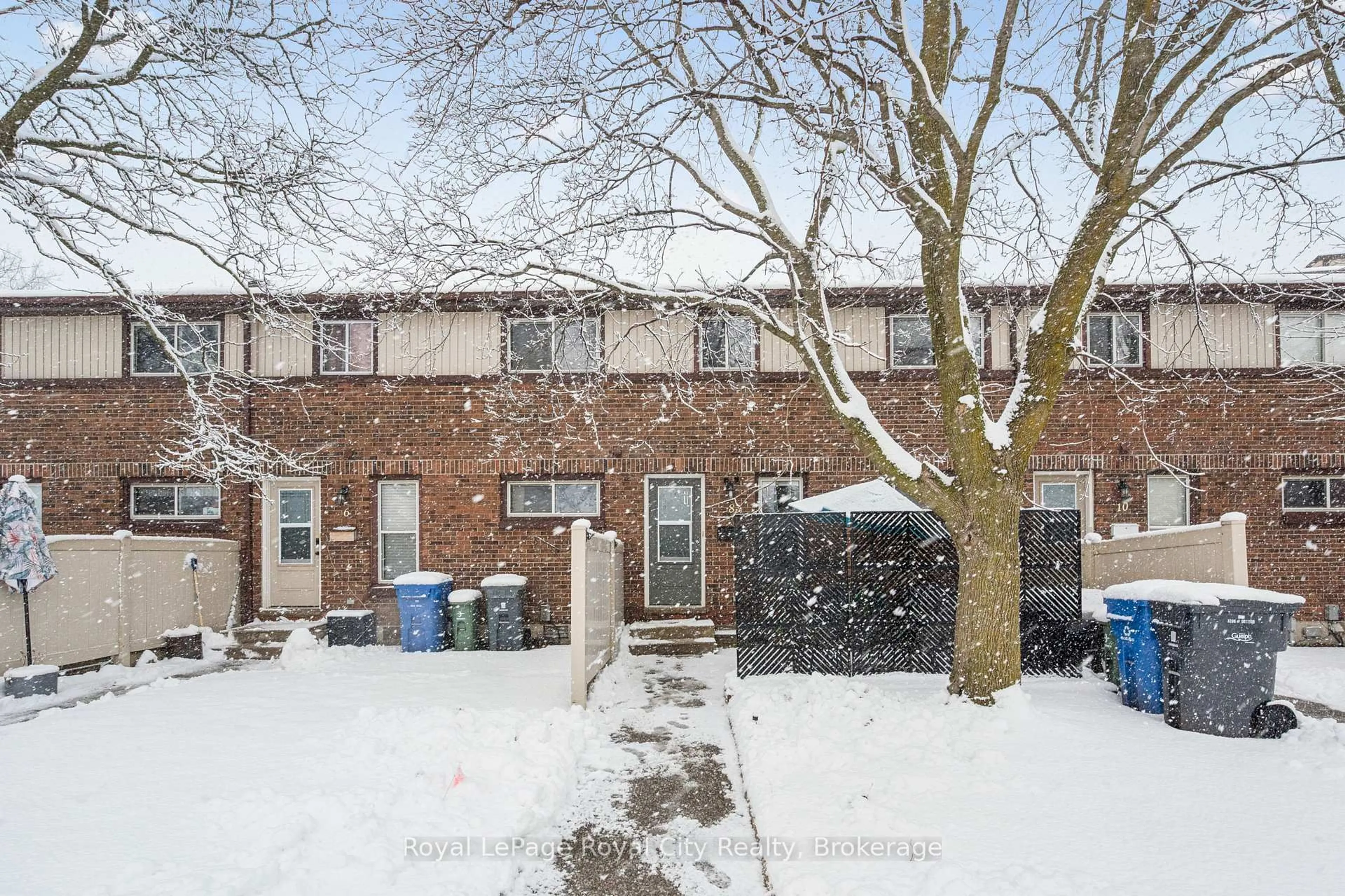 A pic from outside/outdoor area/front of a property/back of a property/a pic from drone, street for 86 Burns Dr #8, Guelph Ontario N1H 6V9