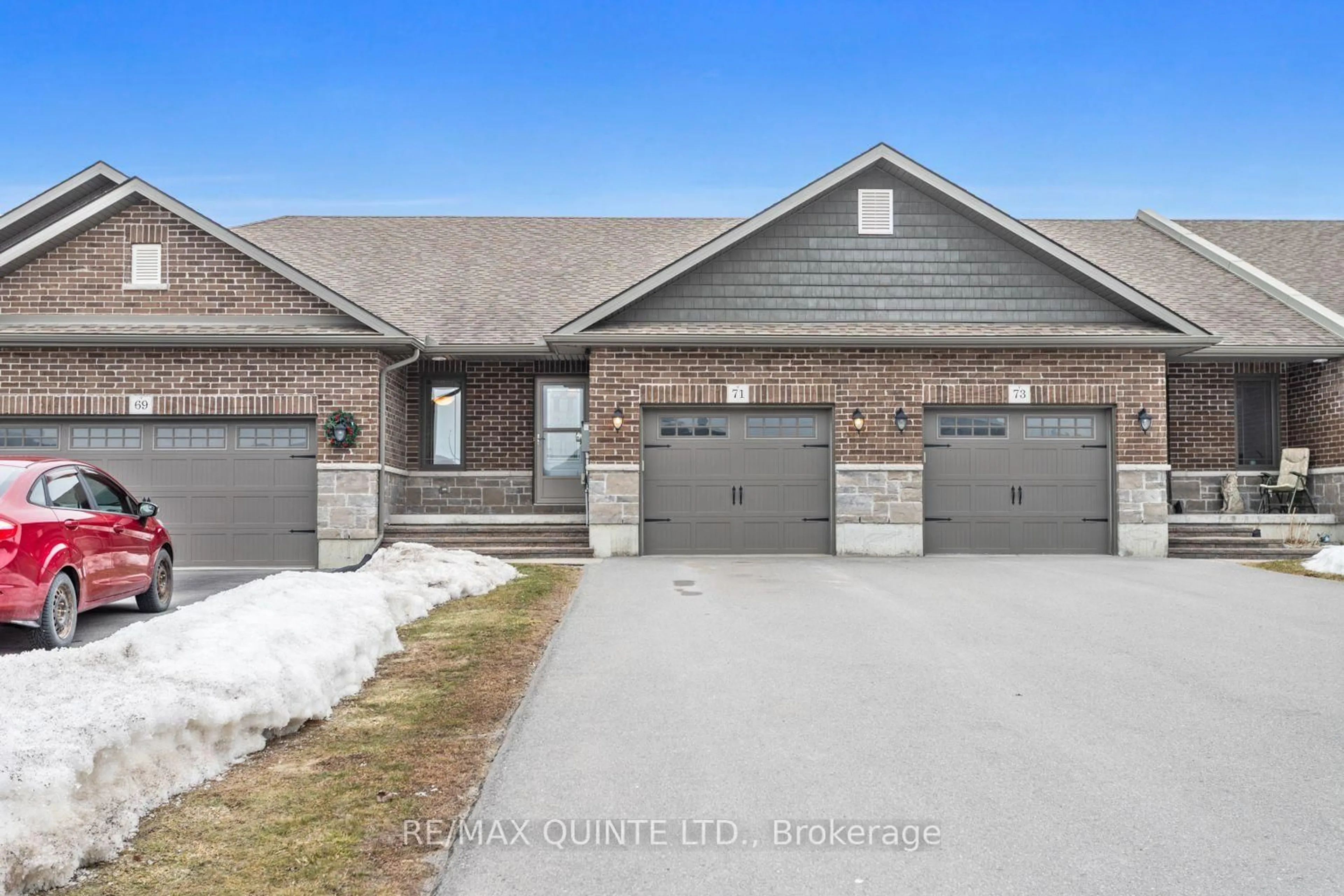 Home with brick exterior material, street for 71 Aspen Dr, Quinte West Ontario K8V 0E2