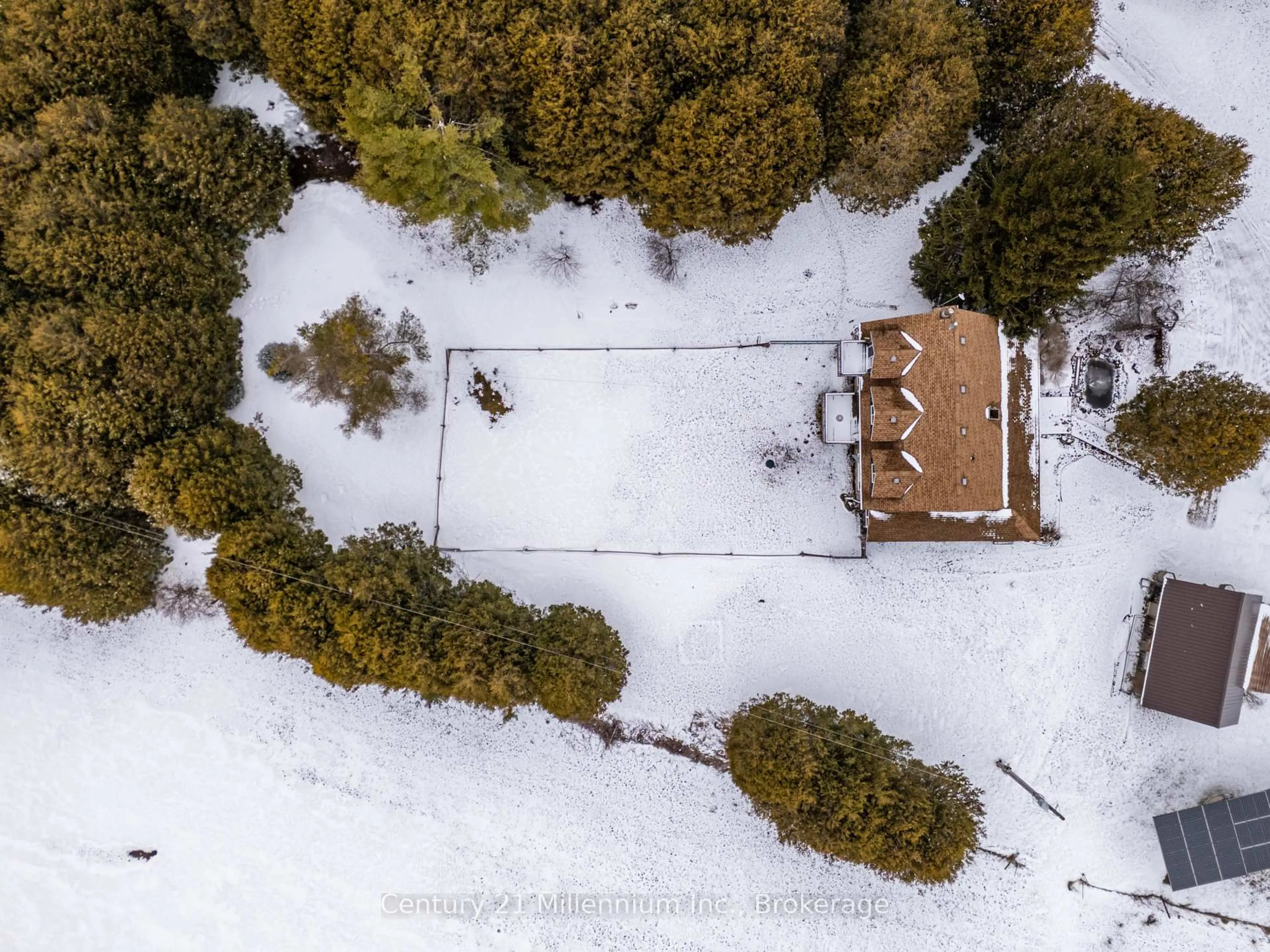 A pic from outside/outdoor area/front of a property/back of a property/a pic from drone, unknown for 234491 Concession 2 WGR, West Grey Ontario N0G 1R0