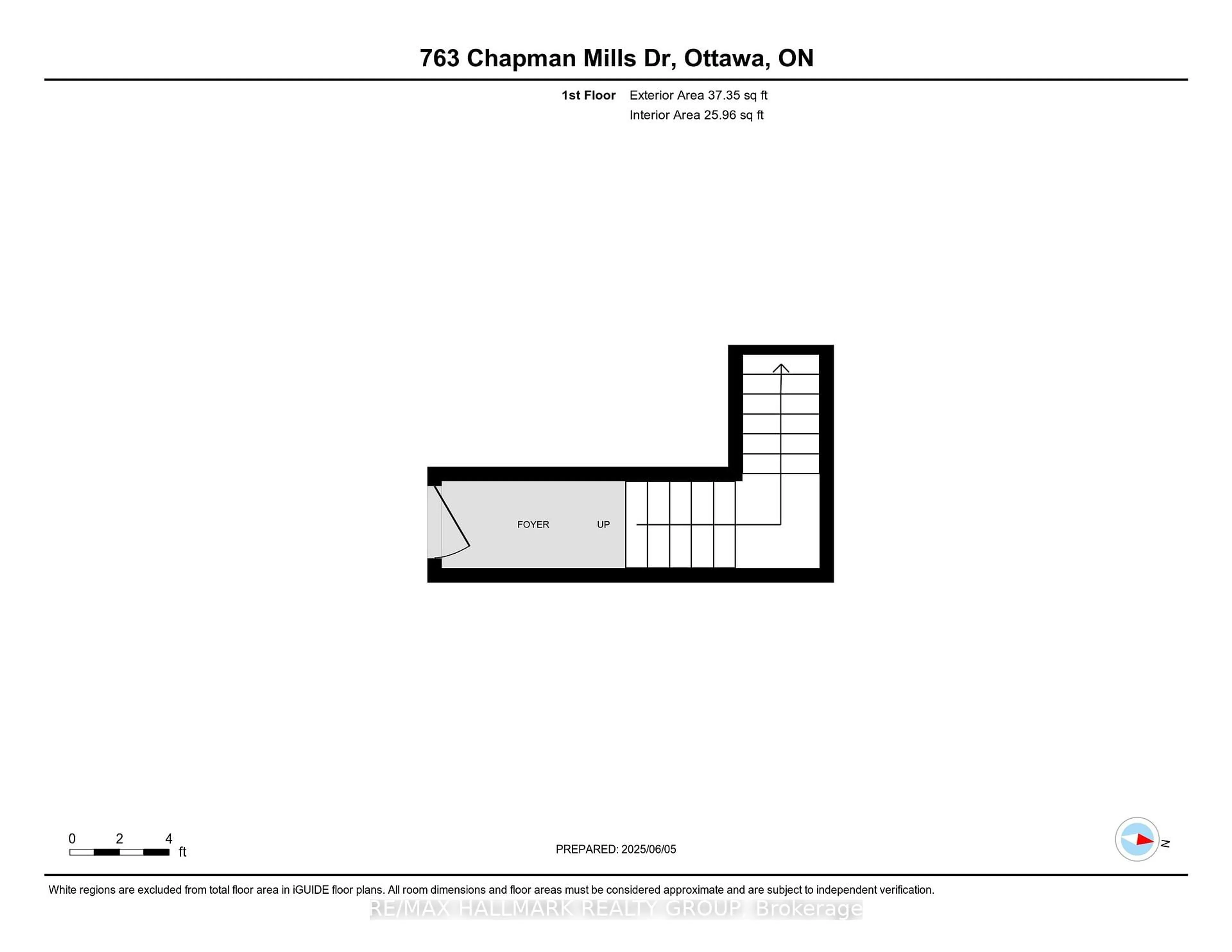 Floor plan for 763 Chapman Mills Dr, Ottawa Ontario K2J 5X2