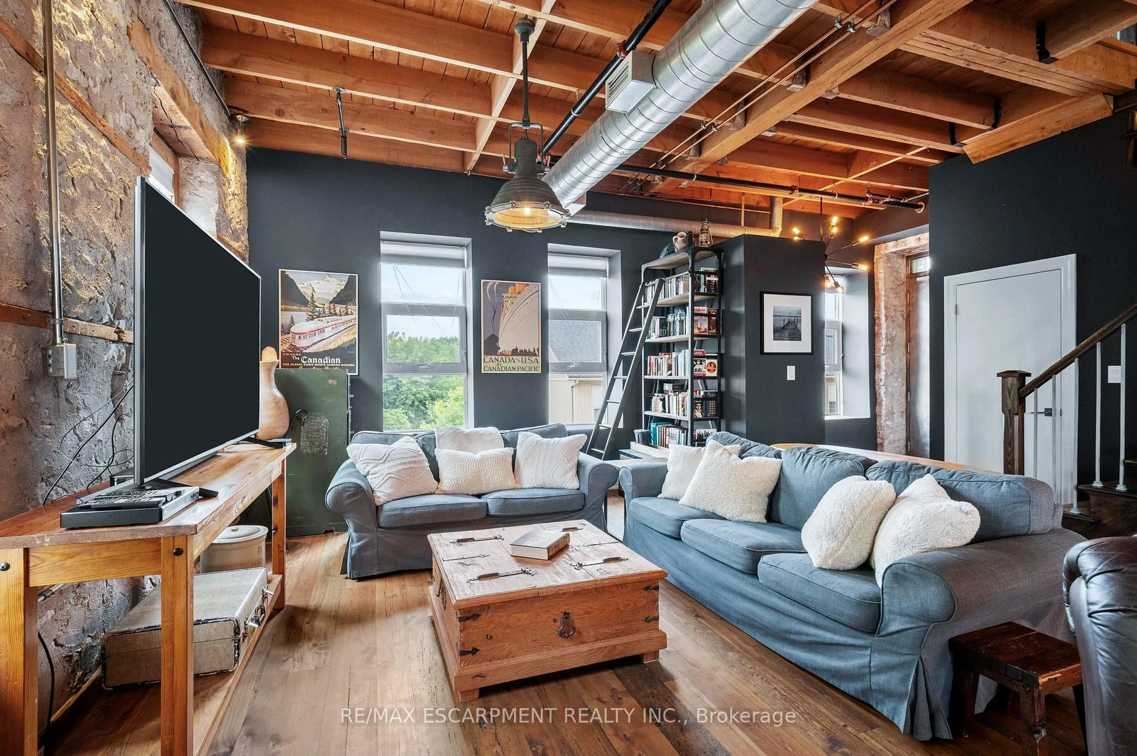 Living room with furniture, unknown for 25 Concession St #201, Cambridge Ontario N1R 2G6