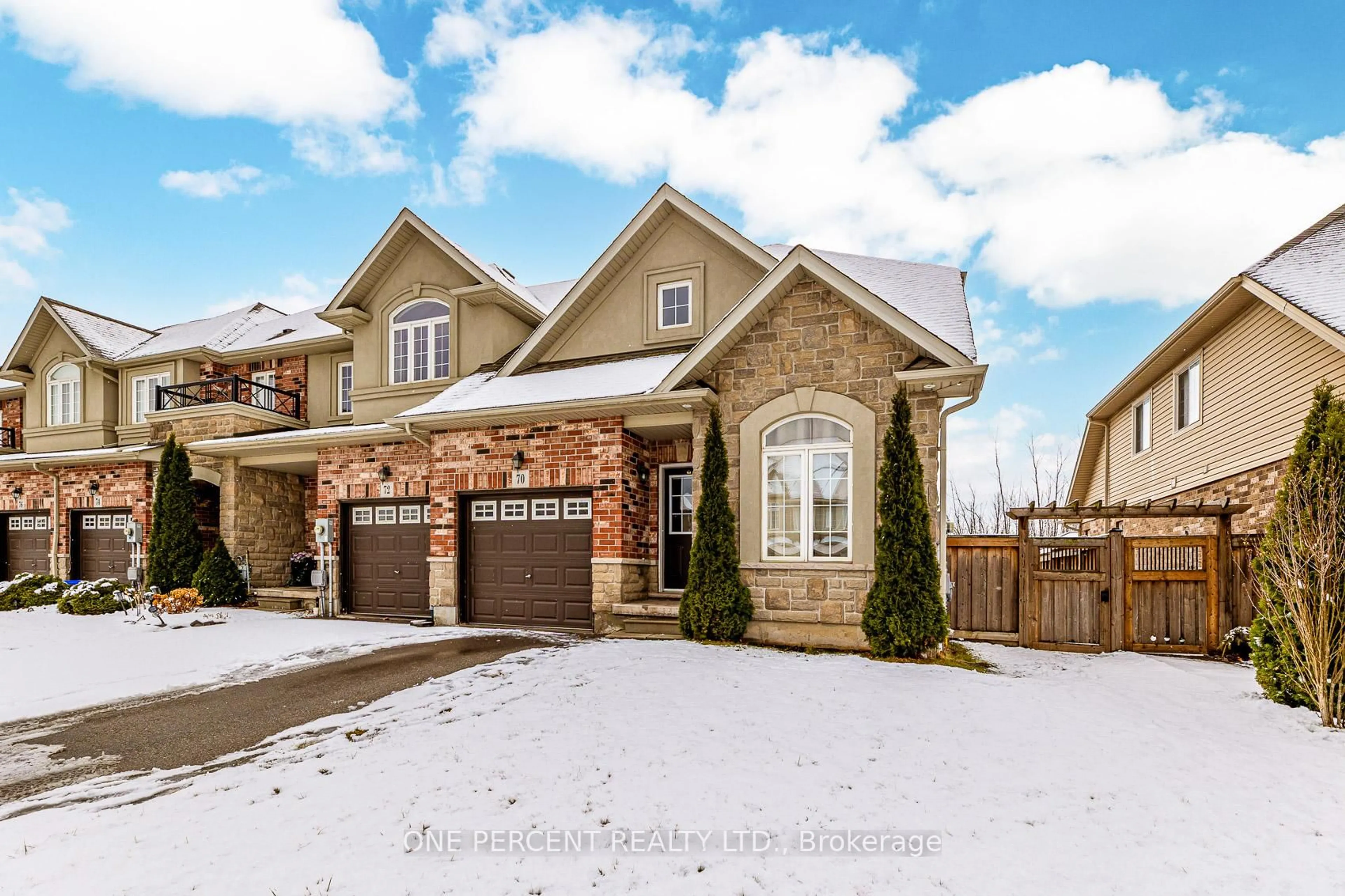 Home with brick exterior material, street for 70 Galileo Dr, Hamilton Ontario L8E 0H1