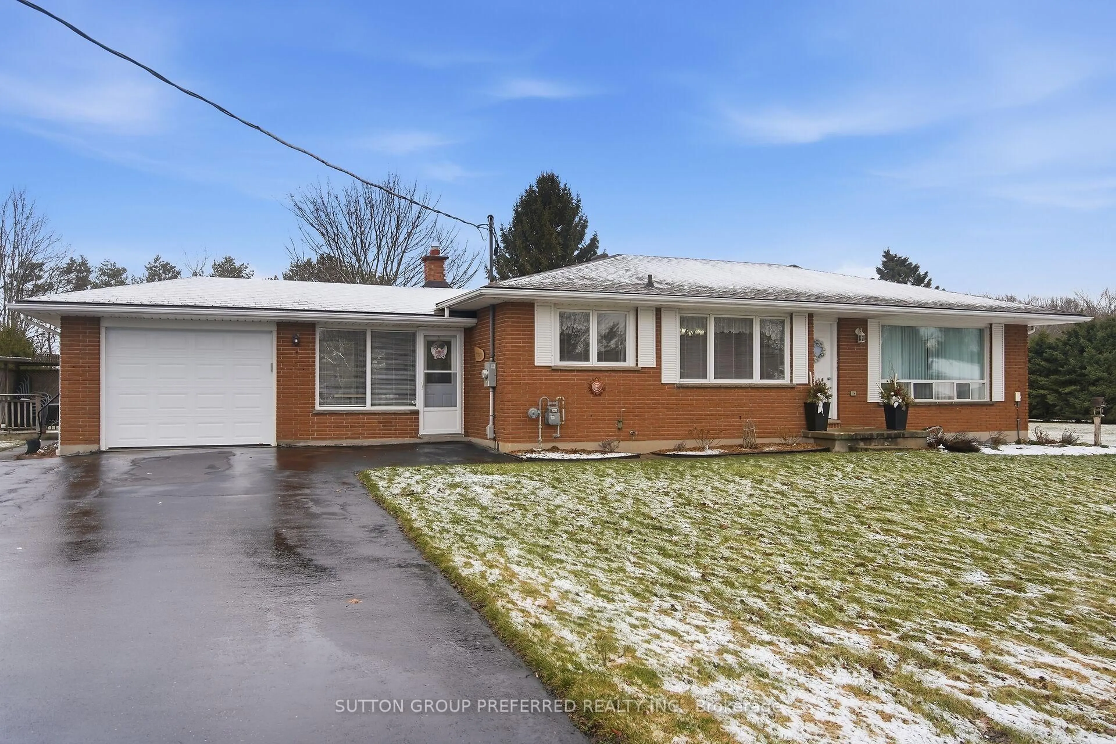 Home with brick exterior material, street for 9418 Currie Rd, Dutton/Dunwich Ontario N0L 2M0