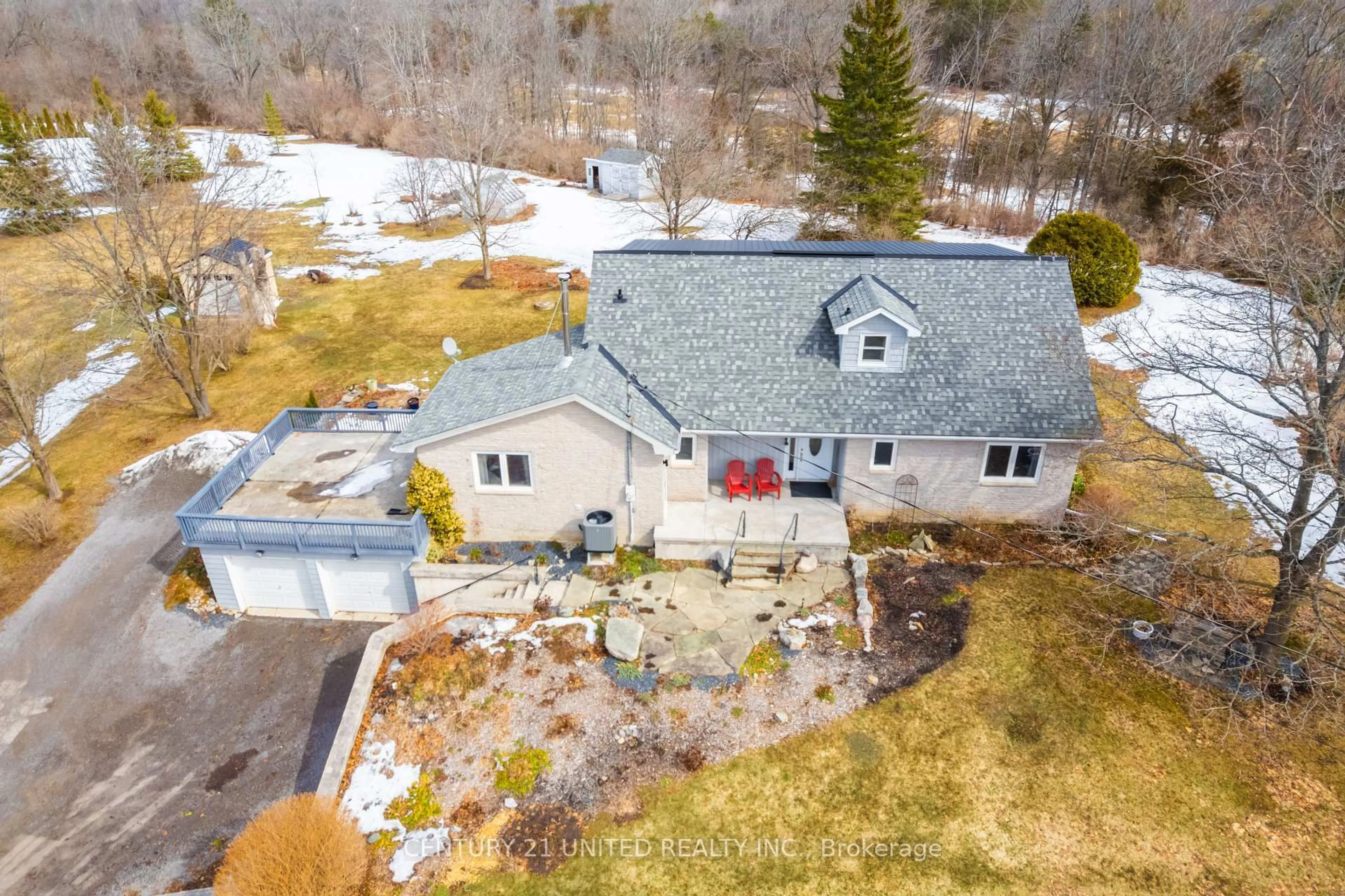 A pic from outside/outdoor area/front of a property/back of a property/a pic from drone, unknown for 289 County Rd 8, Trent Hills Ontario K0L 1L0