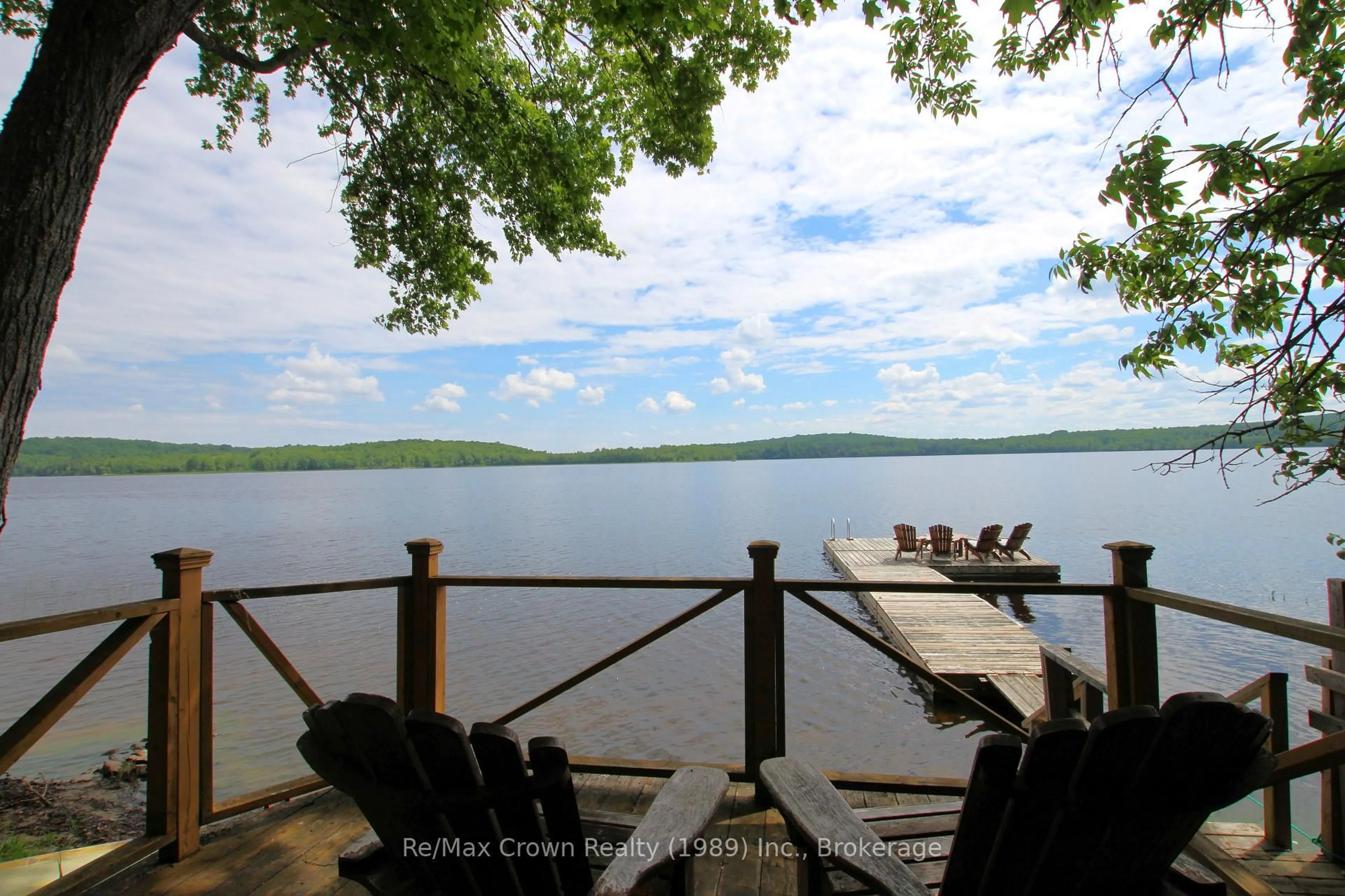 Patio, water/lake/river/ocean view for 242 Everett Dr, Parry Sound Remote Area Ontario P0H 2R0