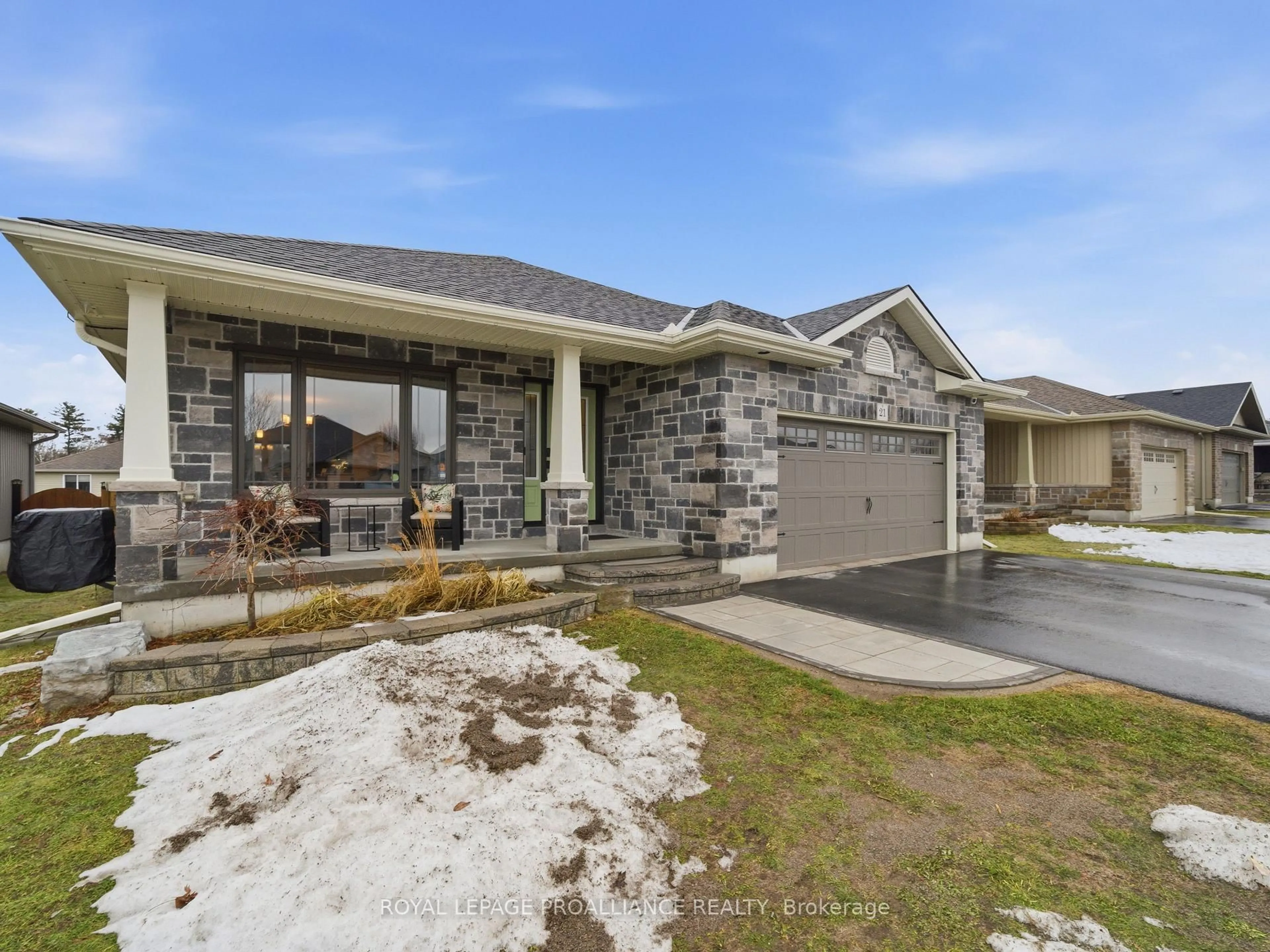 Home with brick exterior material, street for 21 Woodburn Dr, Quinte West Ontario K8V 0C6