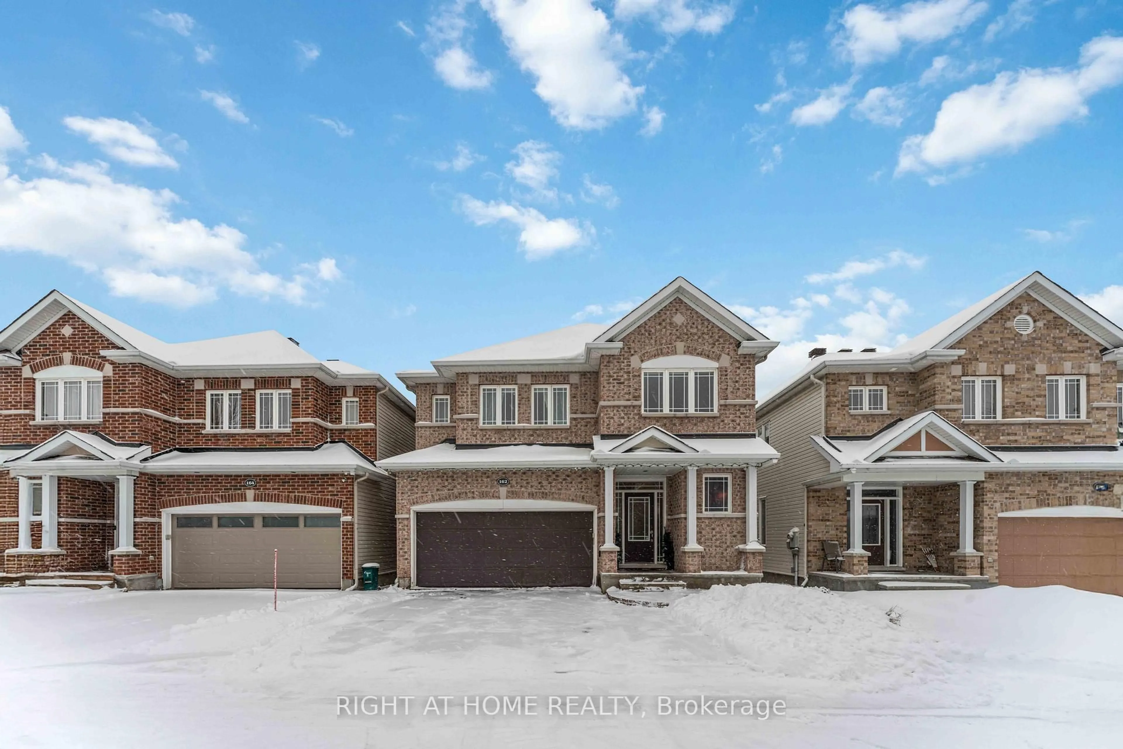 Home with brick exterior material, street for 162 Saltspring Private, Kanata Ontario K2M 0B1