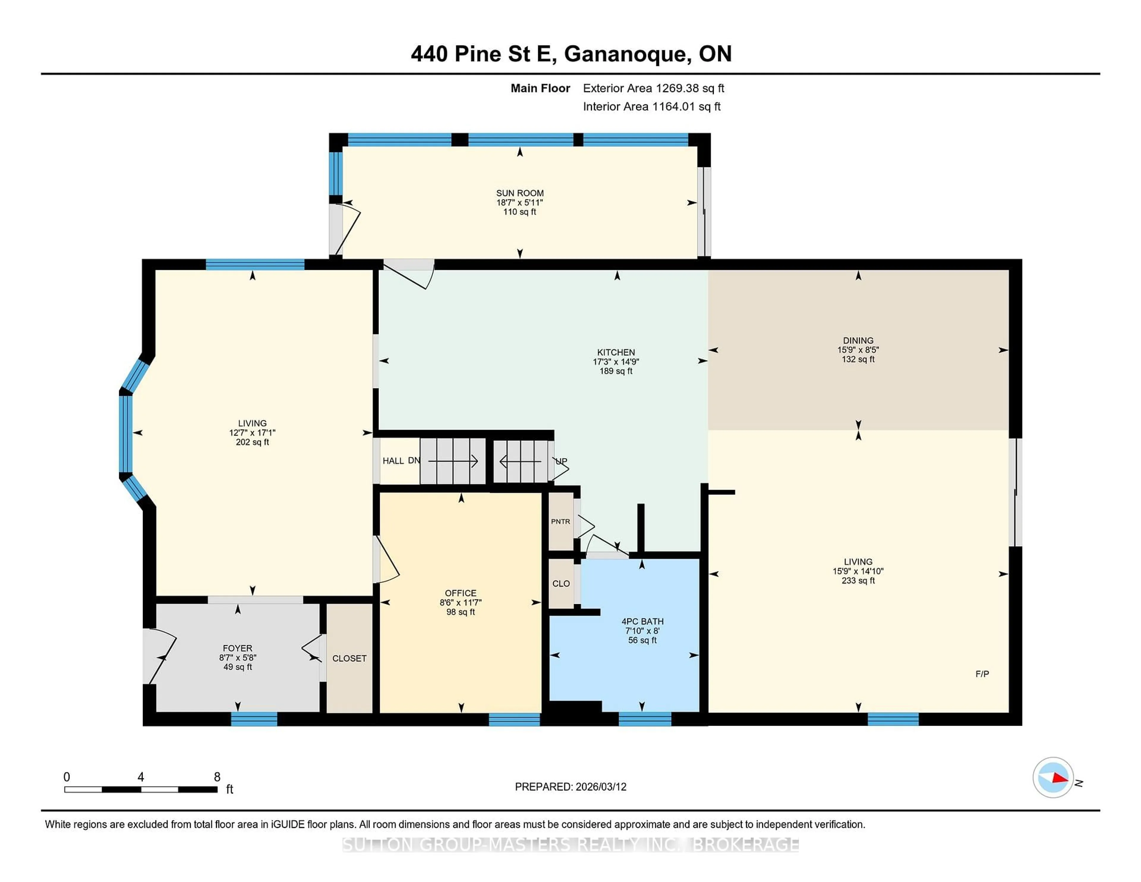 Floor plan for 440 Pine St, Gananoque Ontario K7G 1E3