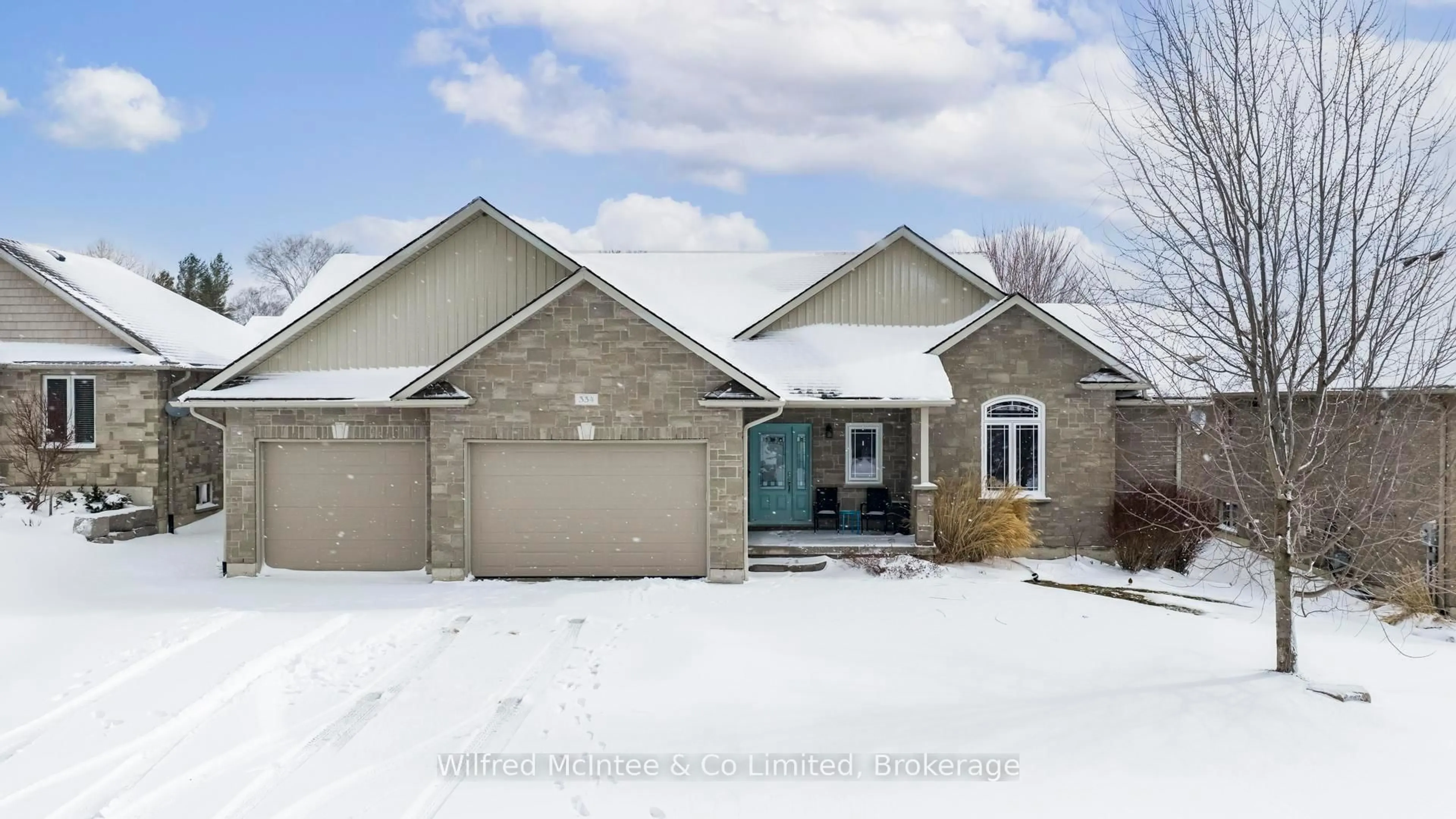 Home with brick exterior material, street for 334 Westwood Dr, Brockton Ontario N0G 2V0