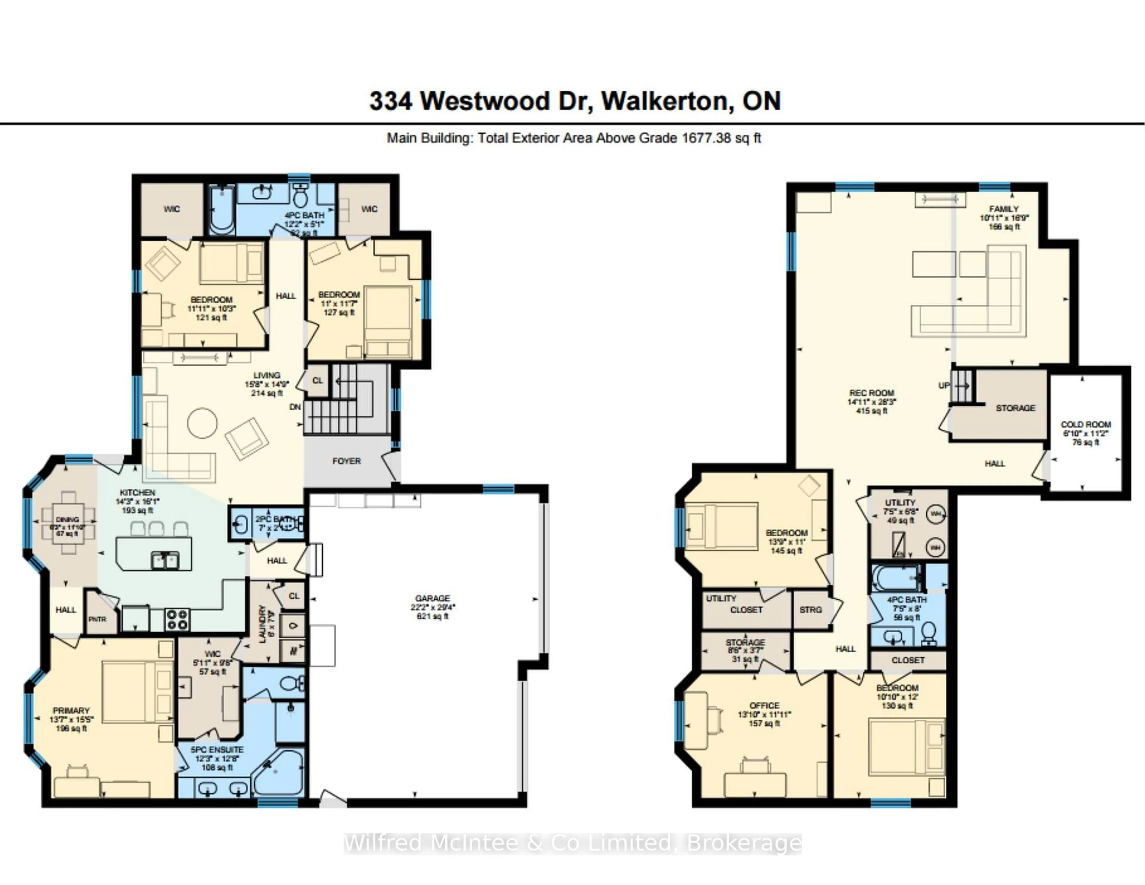 Floor plan for 334 Westwood Dr, Brockton Ontario N0G 2V0
