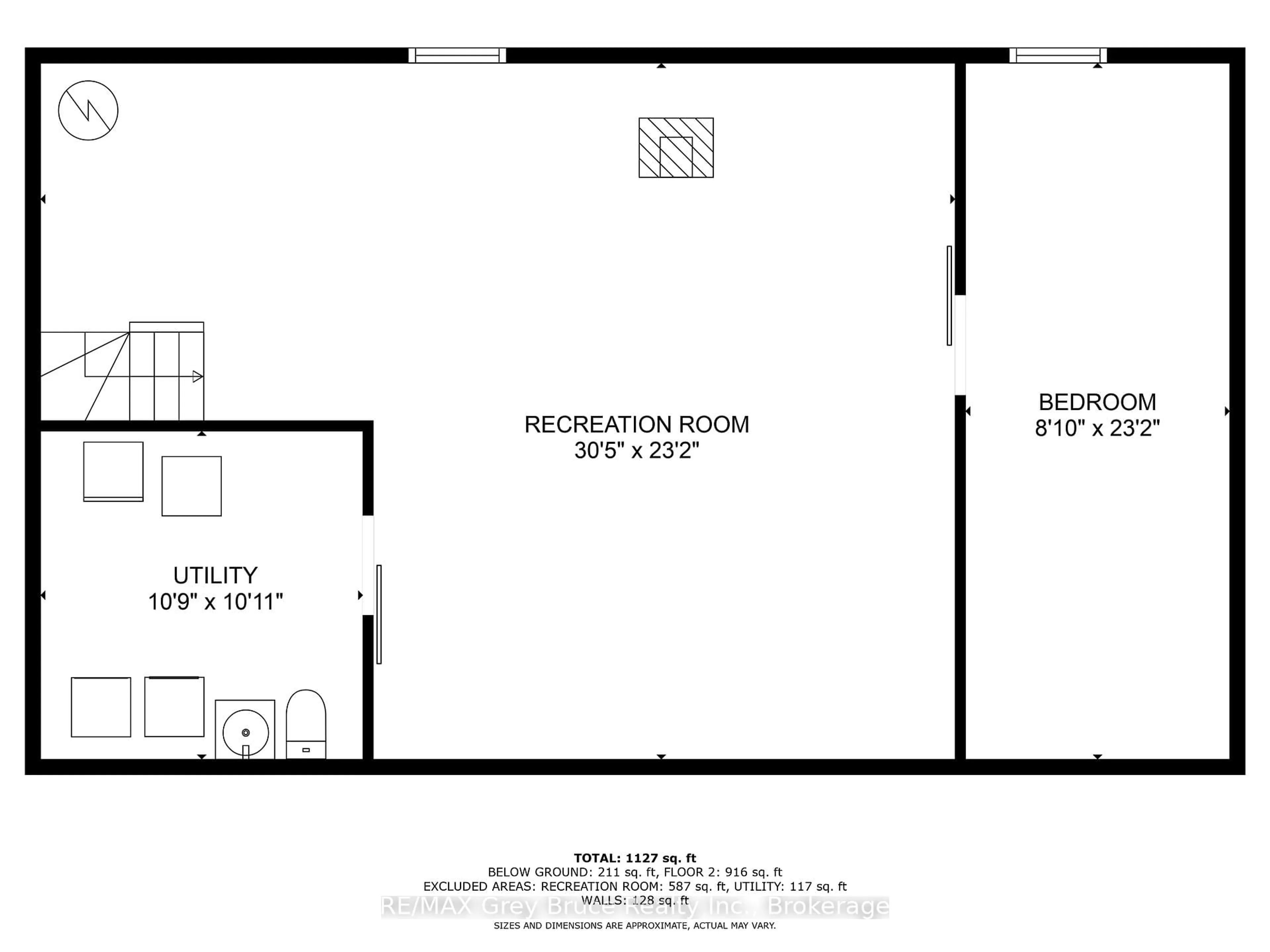 Floor plan for 101530 Side Road 9, Georgian Bluffs Ontario N0H 2N0