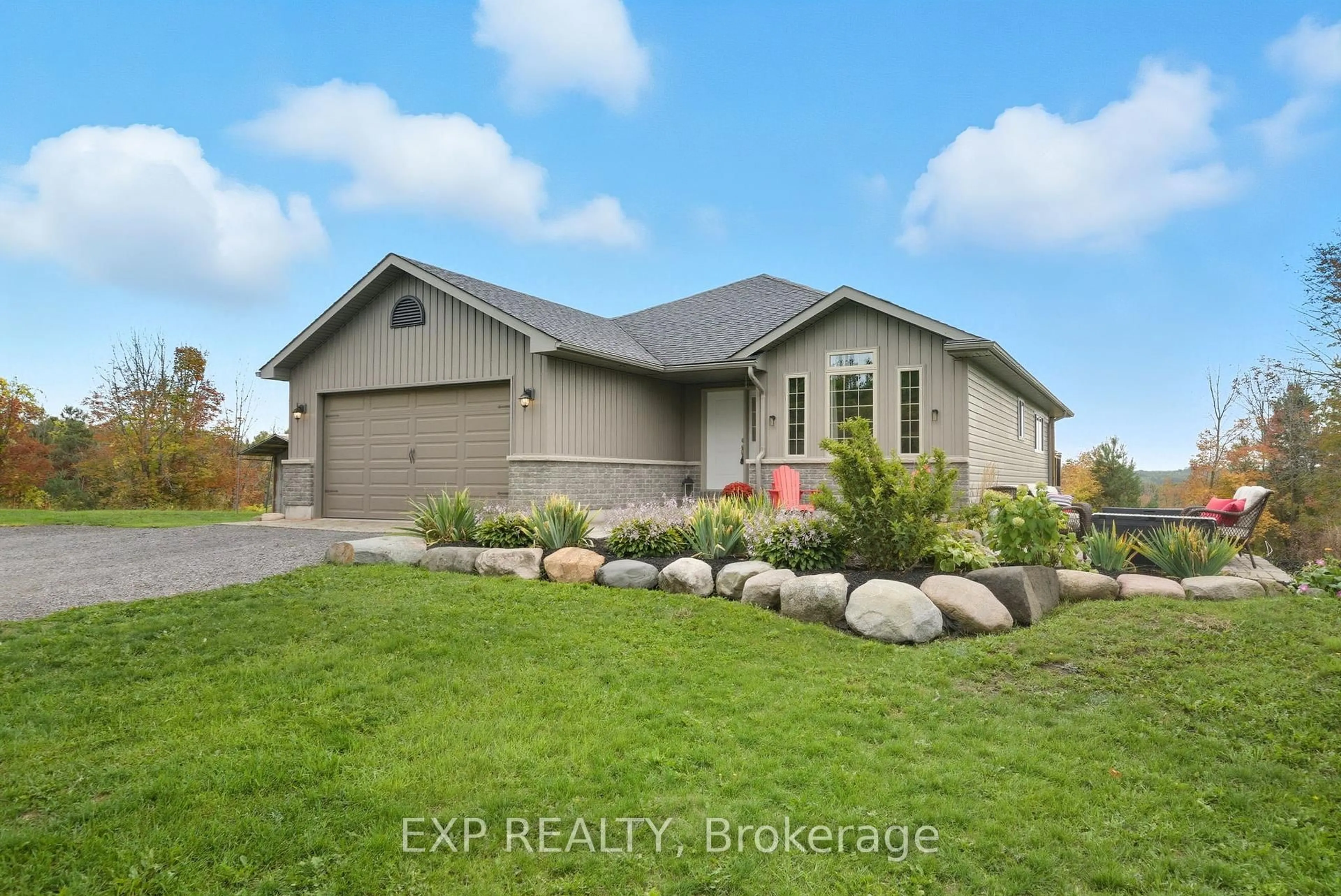 A pic from outside/outdoor area/front of a property/back of a property/a pic from drone, unknown for 114 Old Shelter Valley Rd, Cramahe Ontario K0K 2G0