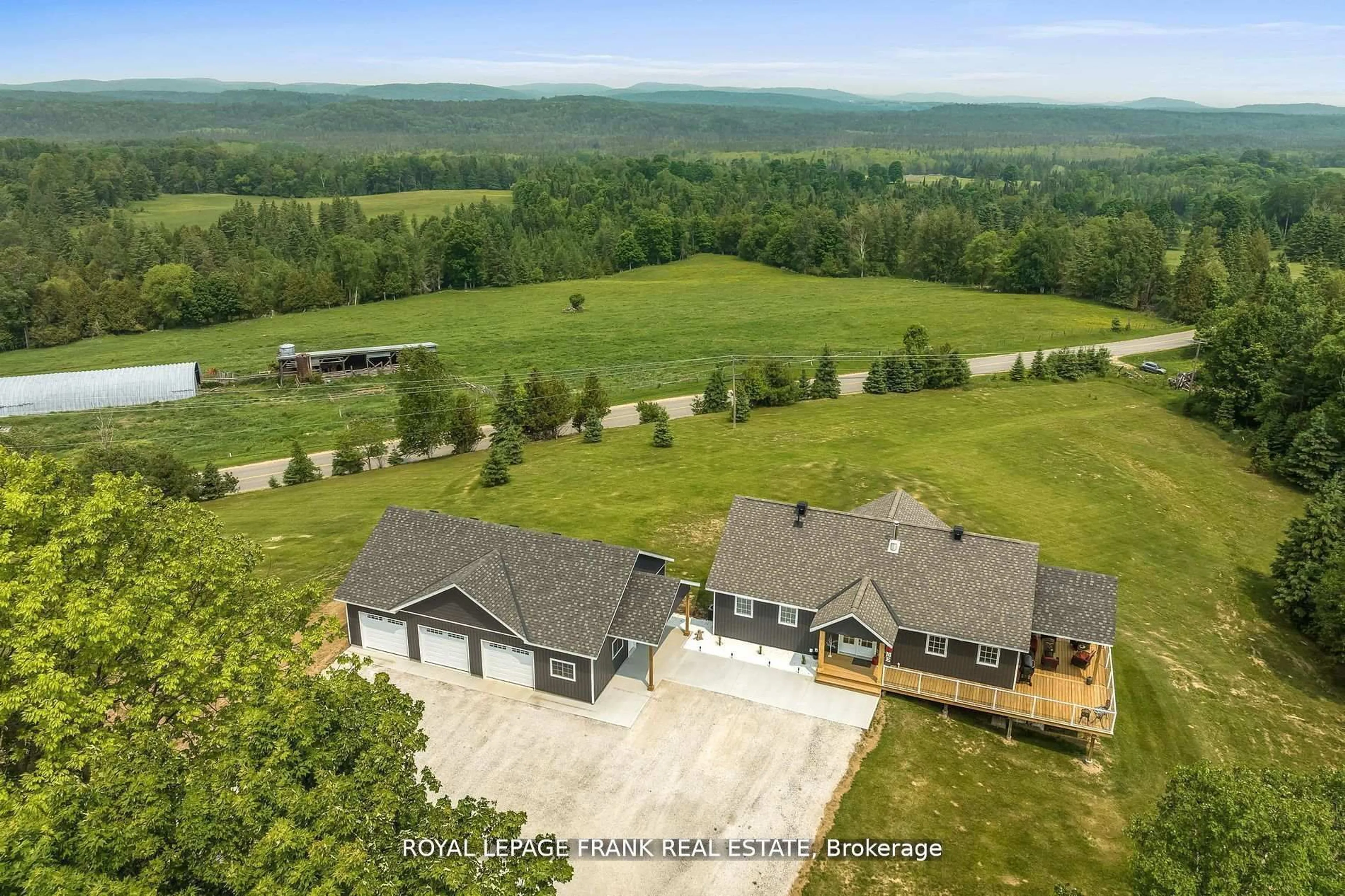 A pic from outside/outdoor area/front of a property/back of a property/a pic from drone, mountain view for 370 Detlor Rd, Bancroft Ontario K0L 1C0