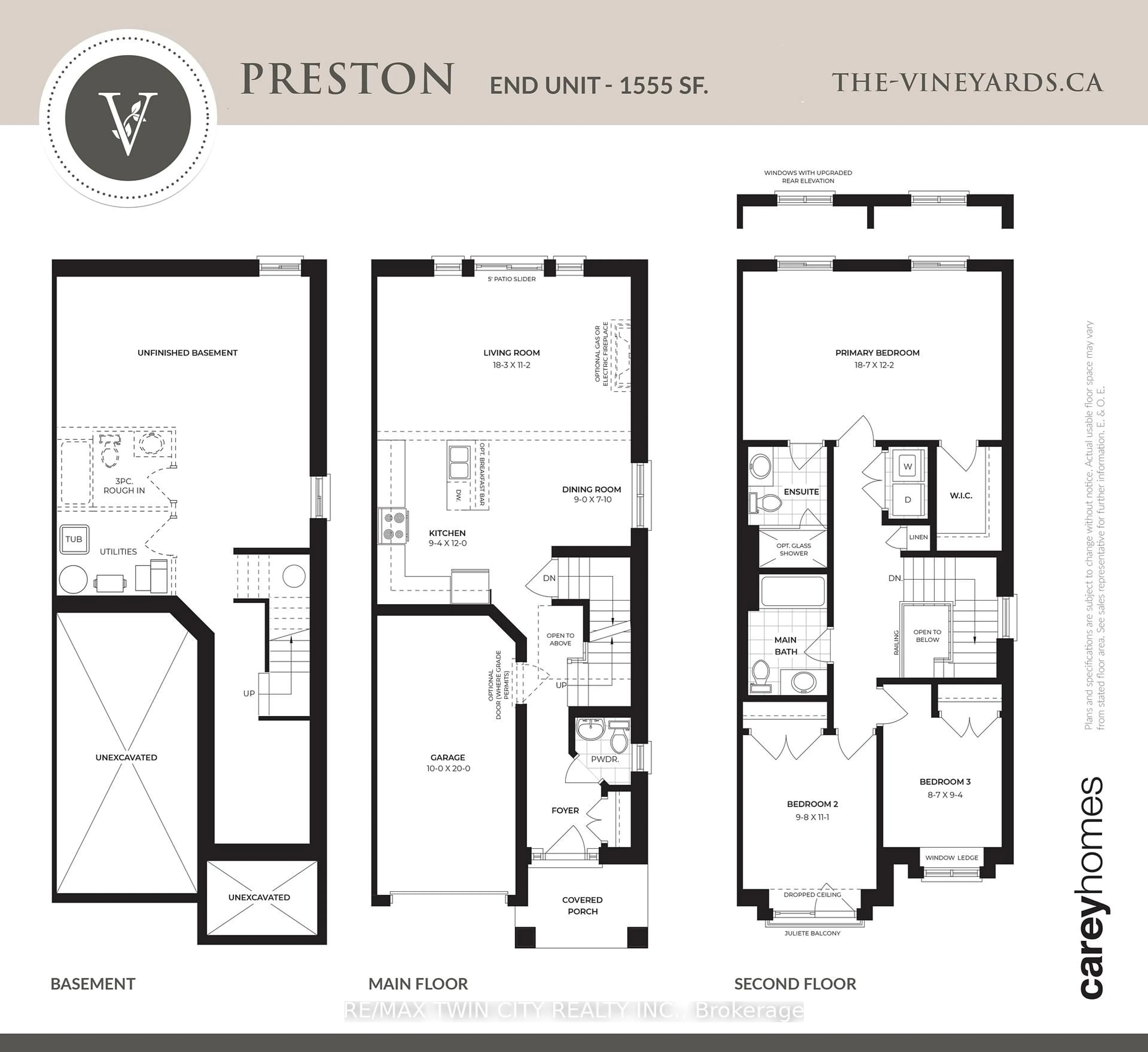 Floor plan for 143 Elgin St #63, Cambridge Ontario N1R 0E1