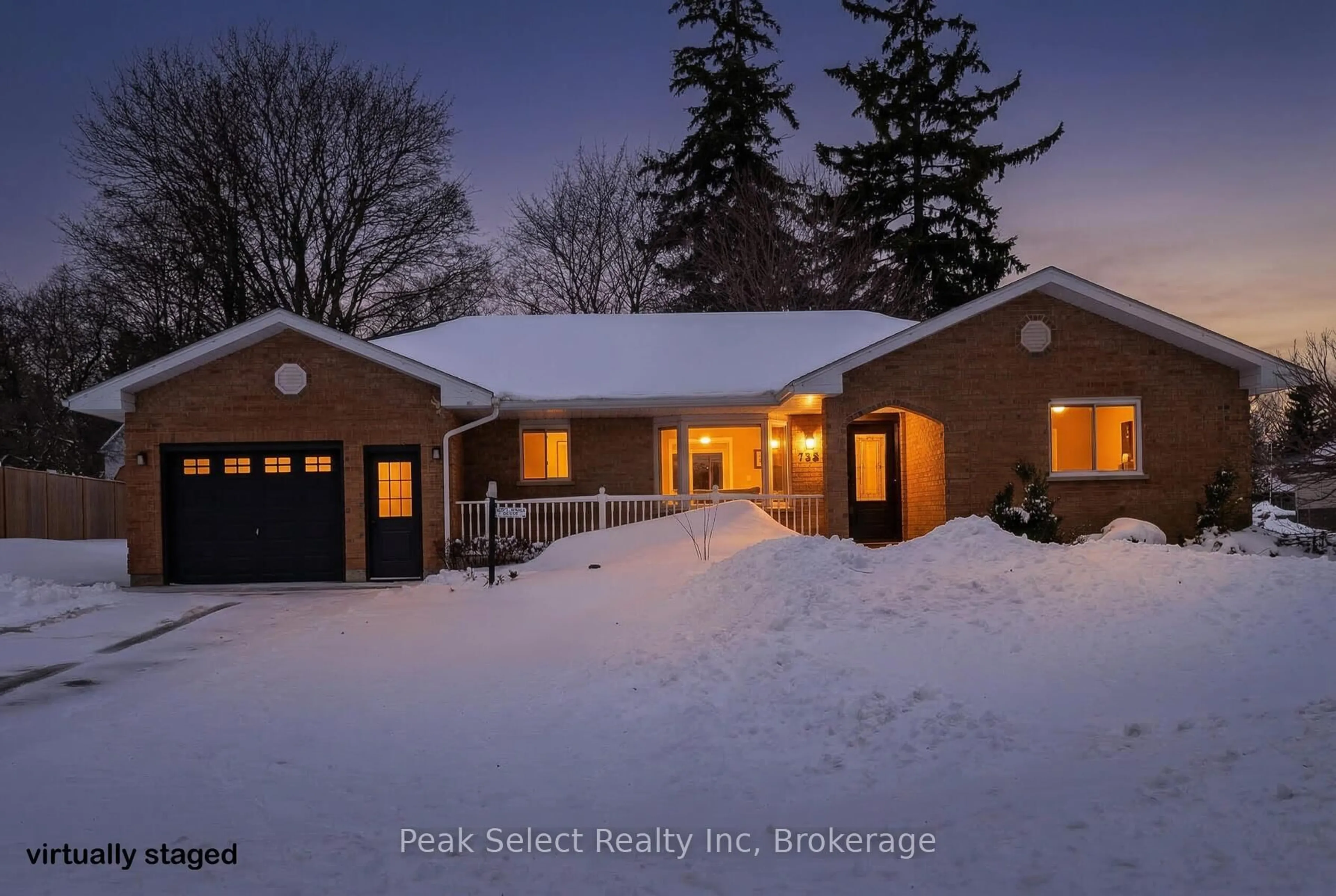 A pic from outside/outdoor area/front of a property/back of a property/a pic from drone, street for 720 Sports Dr, Huron East Ontario N0G 1H0