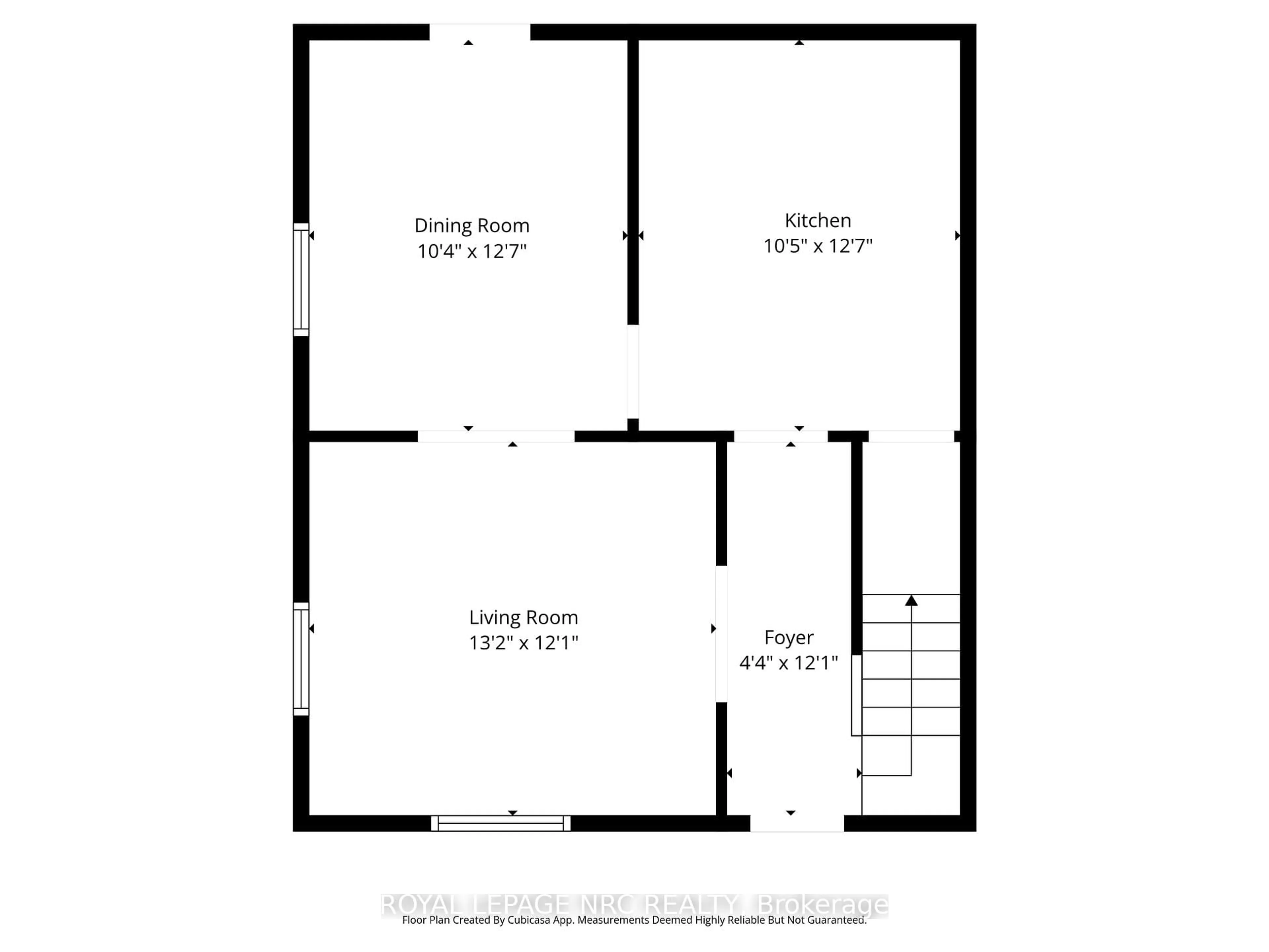 Floor plan for 313 Burgar St, Welland Ontario L3B 2T5