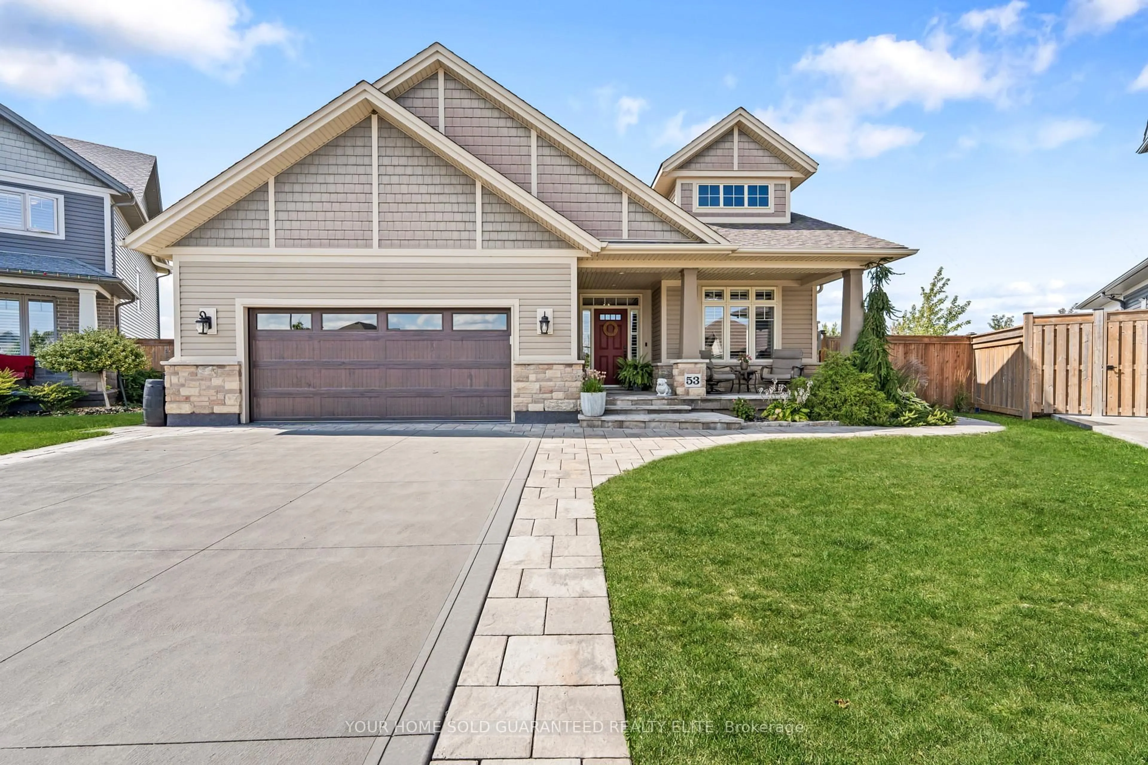 Home with brick exterior material, street for 53 Anastasia Blvd, West Lincoln Ontario L0R 2A0