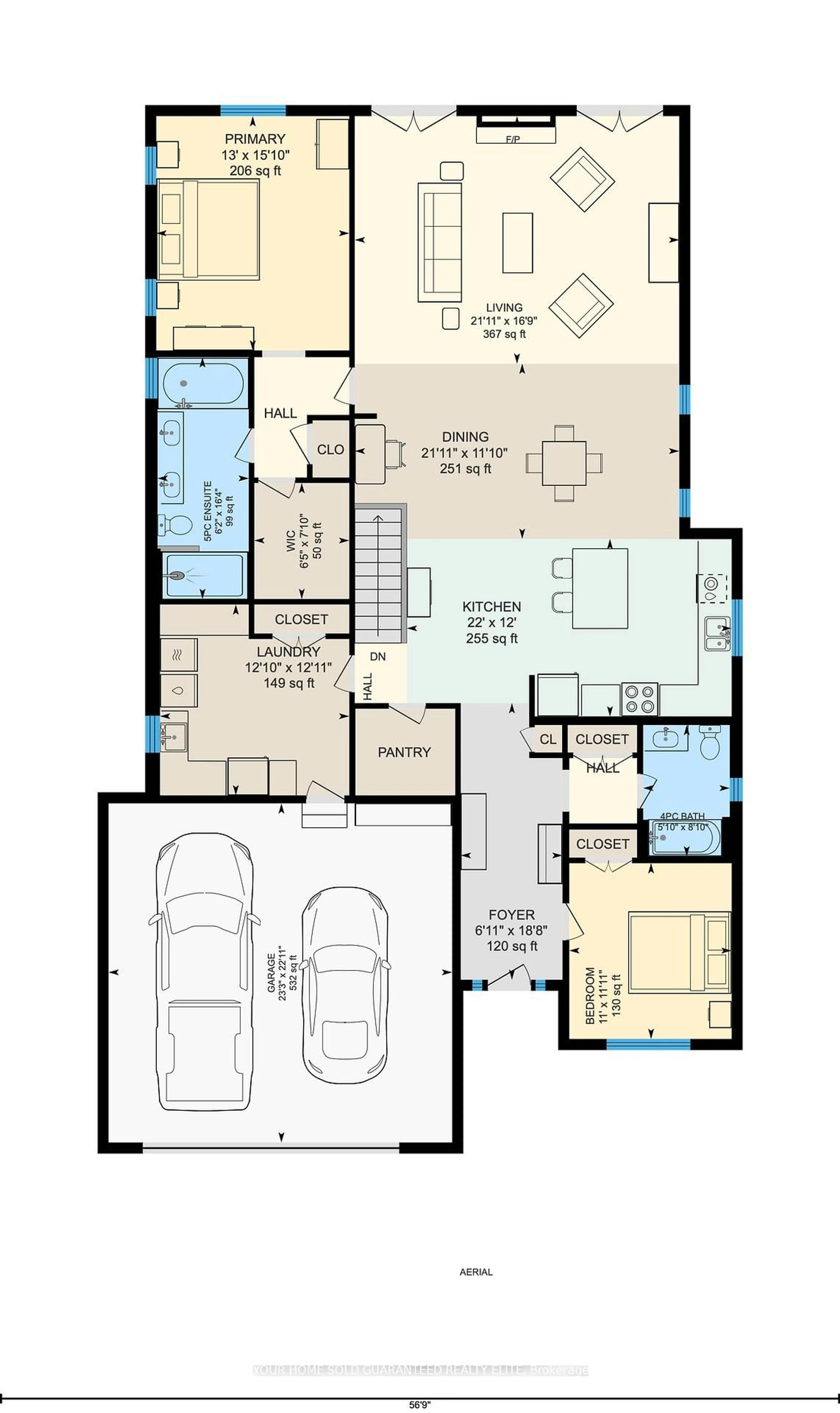 Floor plan for 53 Anastasia Blvd, West Lincoln Ontario L0R 2A0