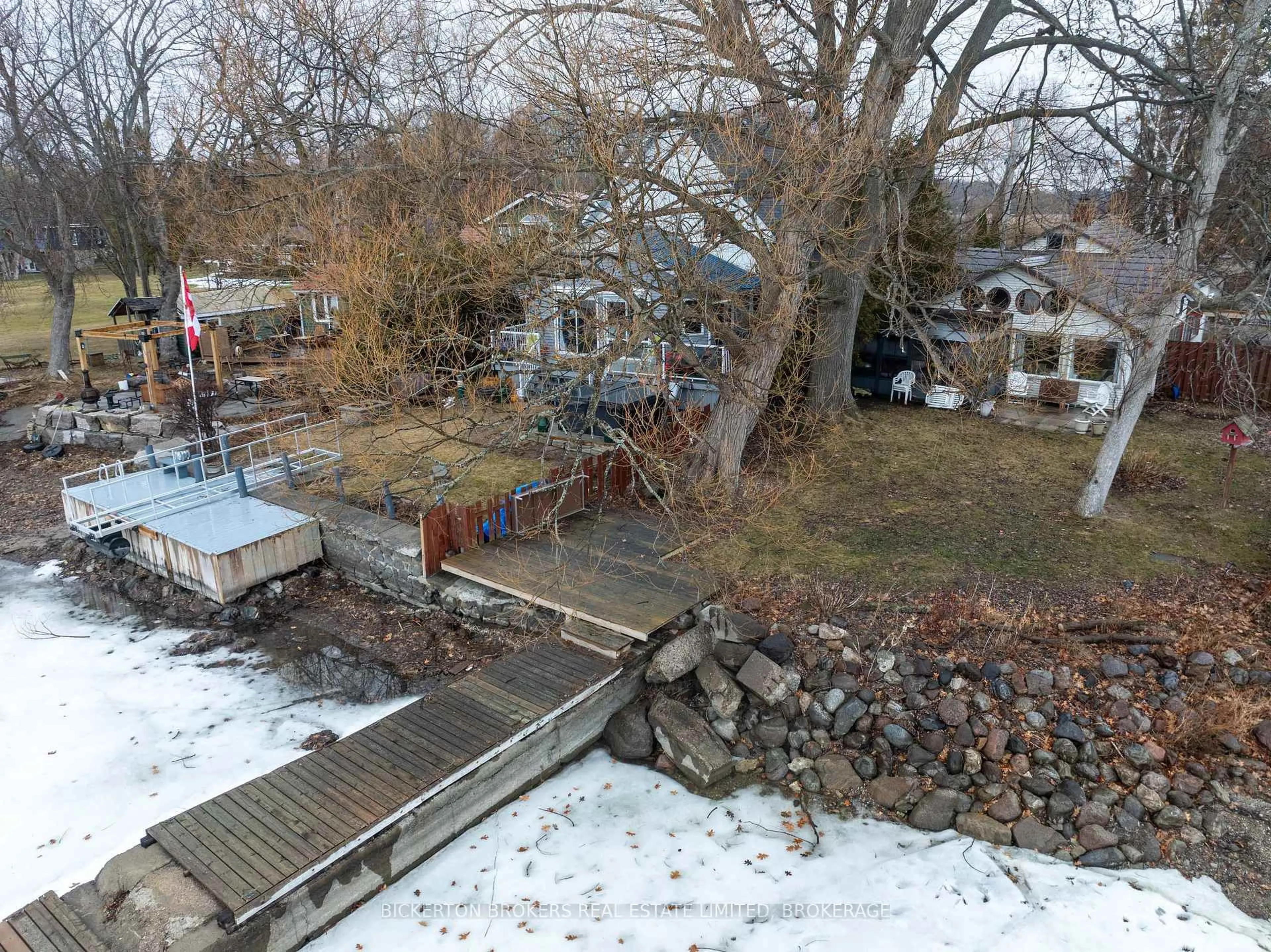 A pic from outside/outdoor area/front of a property/back of a property/a pic from drone, unknown for 15 Sturtivans Lane, Front of Leeds & Seeleys Bay Ontario K7G 2V4