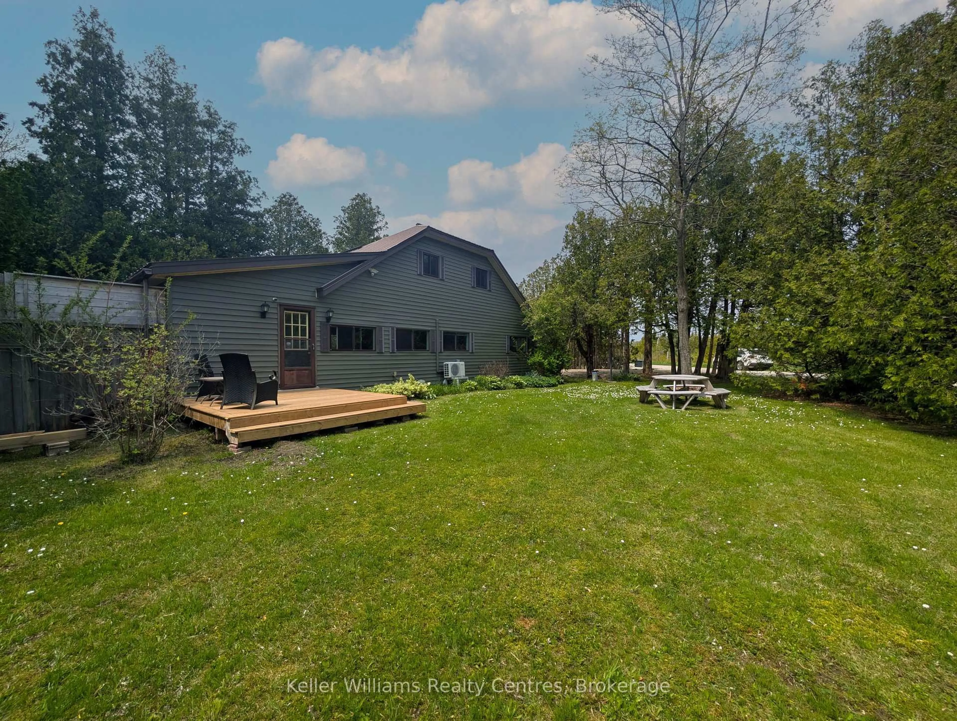 A pic from outside/outdoor area/front of a property/back of a property/a pic from drone, unknown for 21 Tyson Lane, South Bruce Peninsula Ontario N0H 2T0