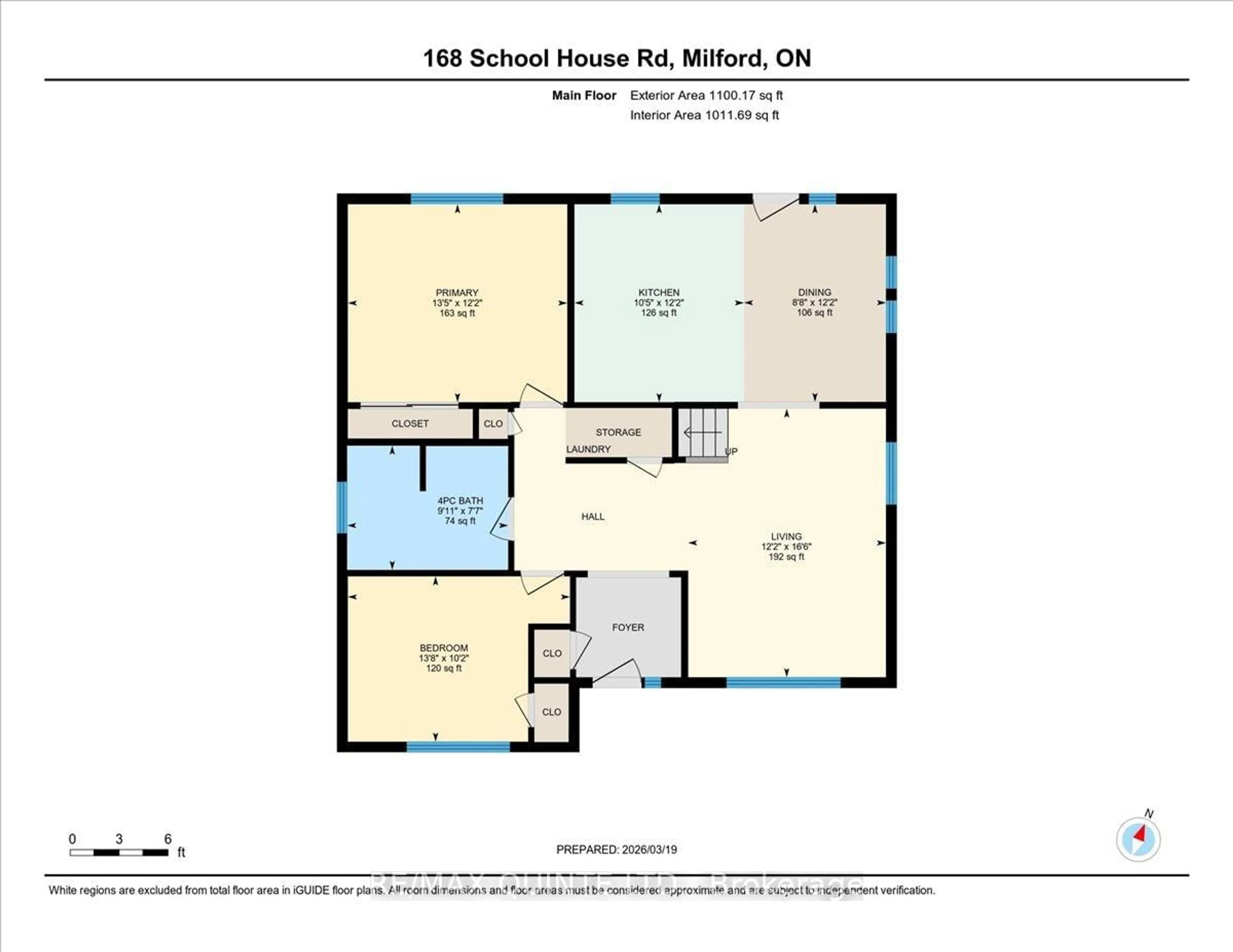 Floor plan for 168 Schoolhouse Rd, Prince Edward County Ontario K0K 2P0