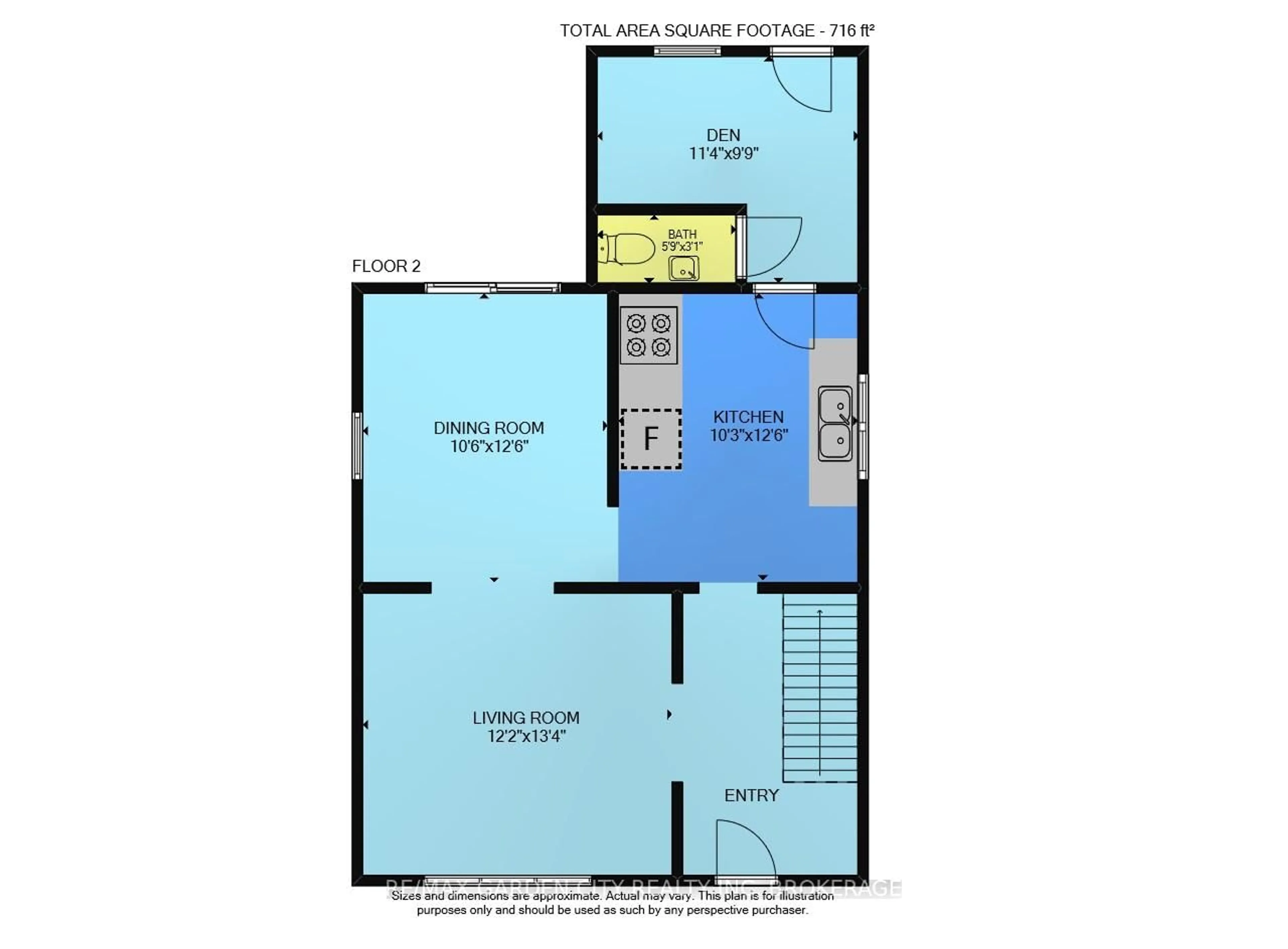 Floor plan for 284 Burgar St, Welland Ontario L3B 2T6