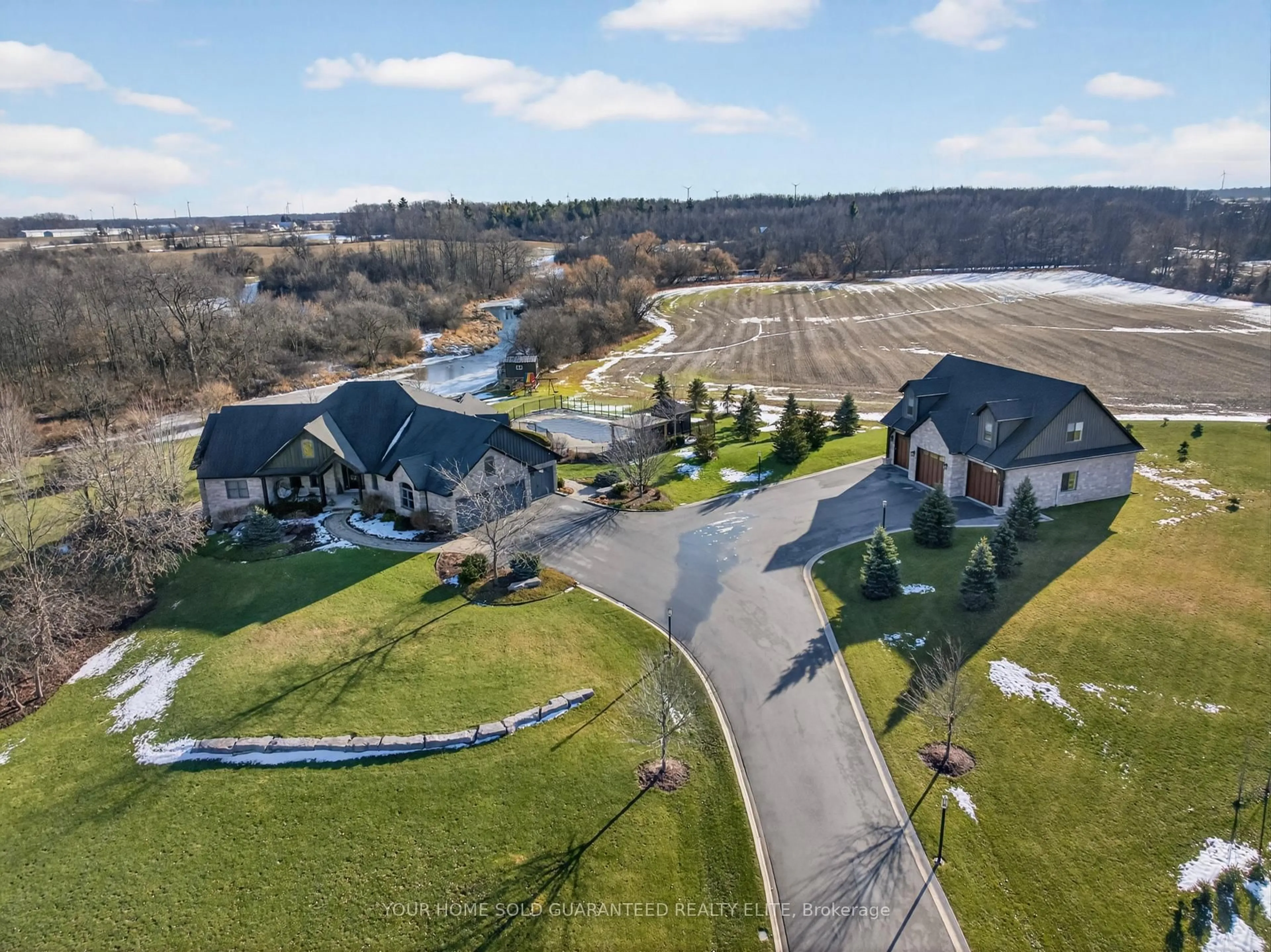 A pic from outside/outdoor area/front of a property/back of a property/a pic from drone, water/lake/river/ocean view for 5368 Twenty Mile Rd, West Lincoln Ontario L0R 1Y0