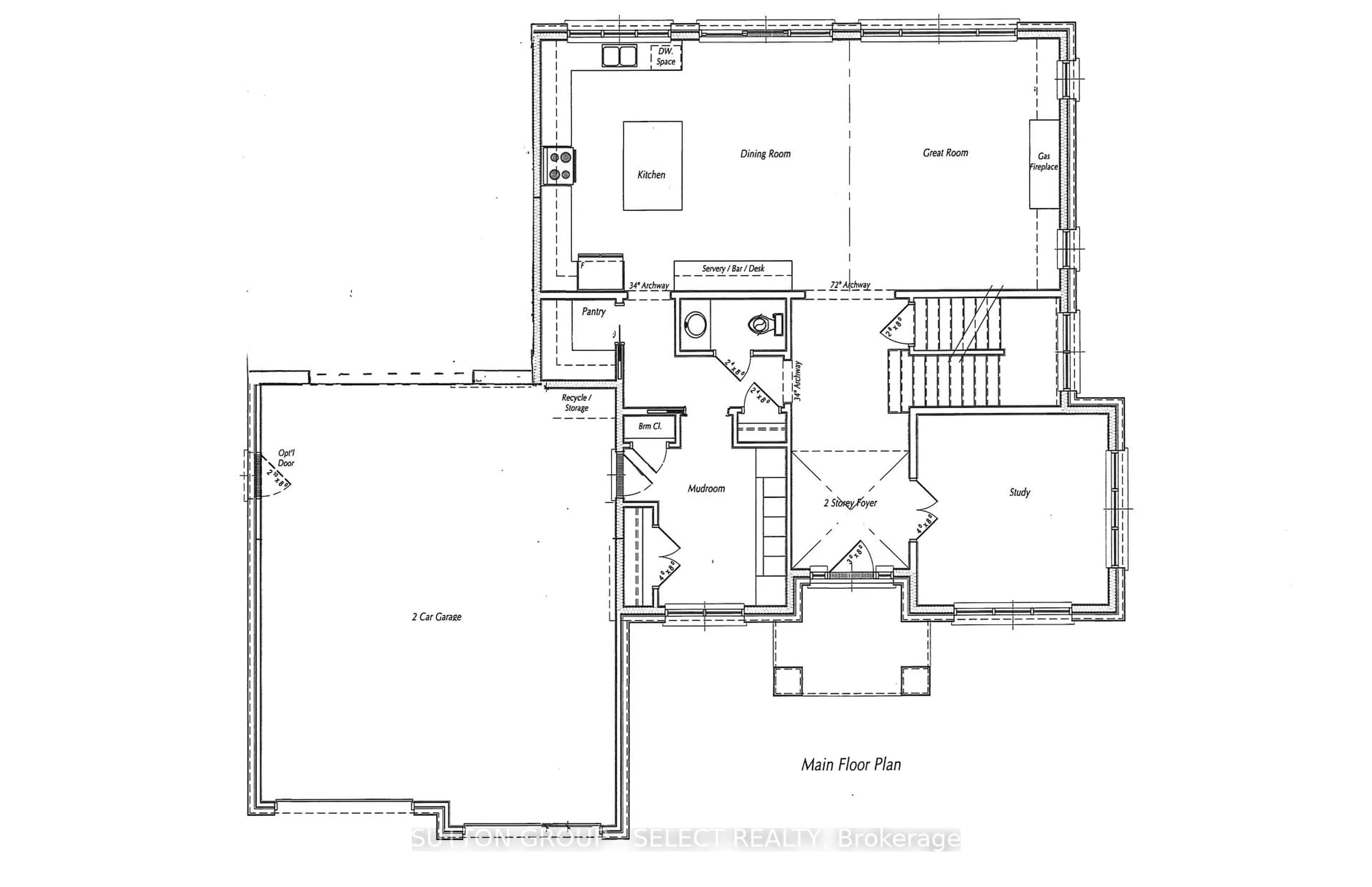 Floor plan for LOT 42 Robbie's Way, London North Ontario N6G 3X8