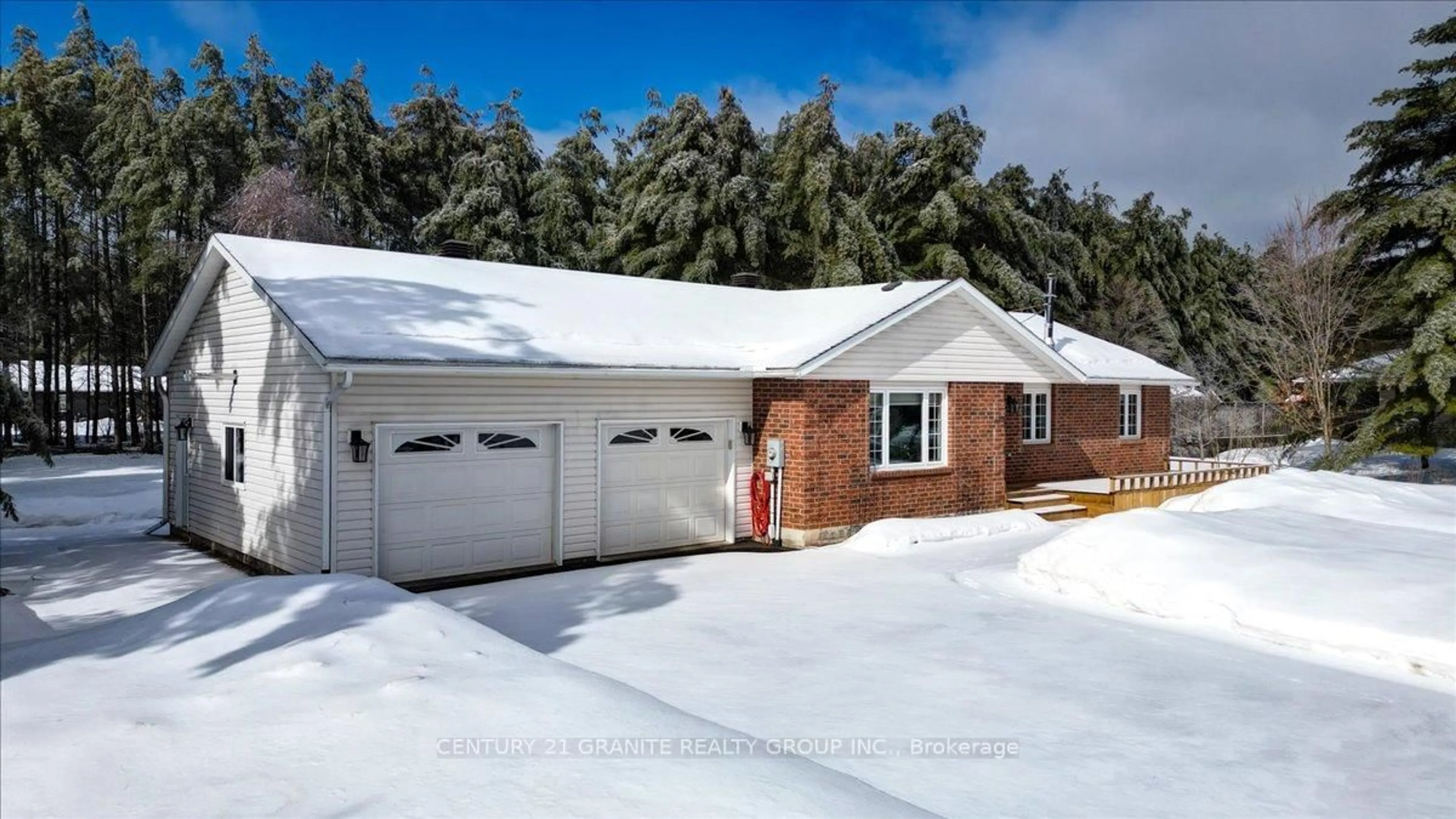 Home with vinyl exterior material, street for 34 Wilson Lane, Bancroft Ontario K0L 1C0