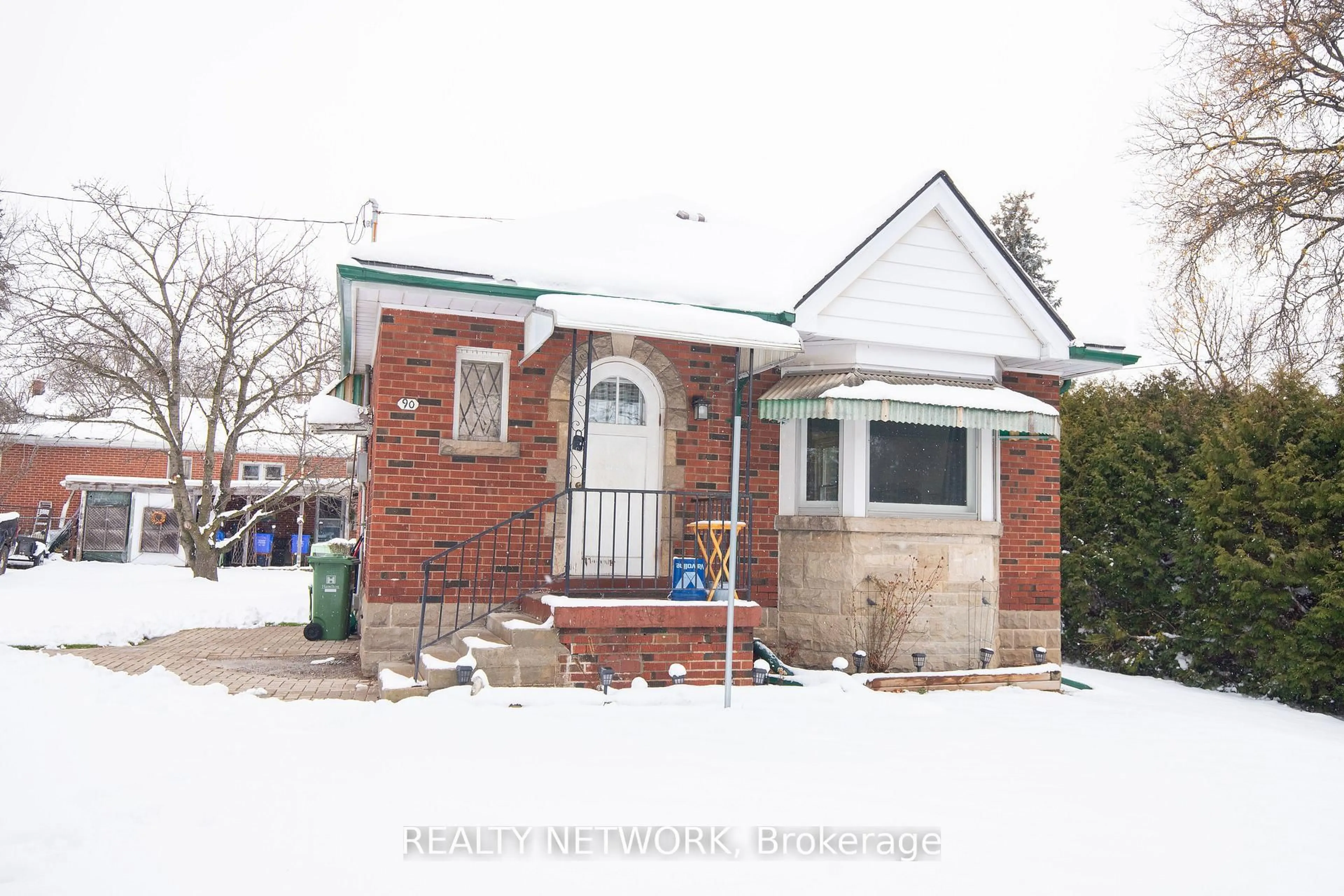 Home with brick exterior material, street for 90 Osler Dr, Hamilton Ontario L9H 4B5