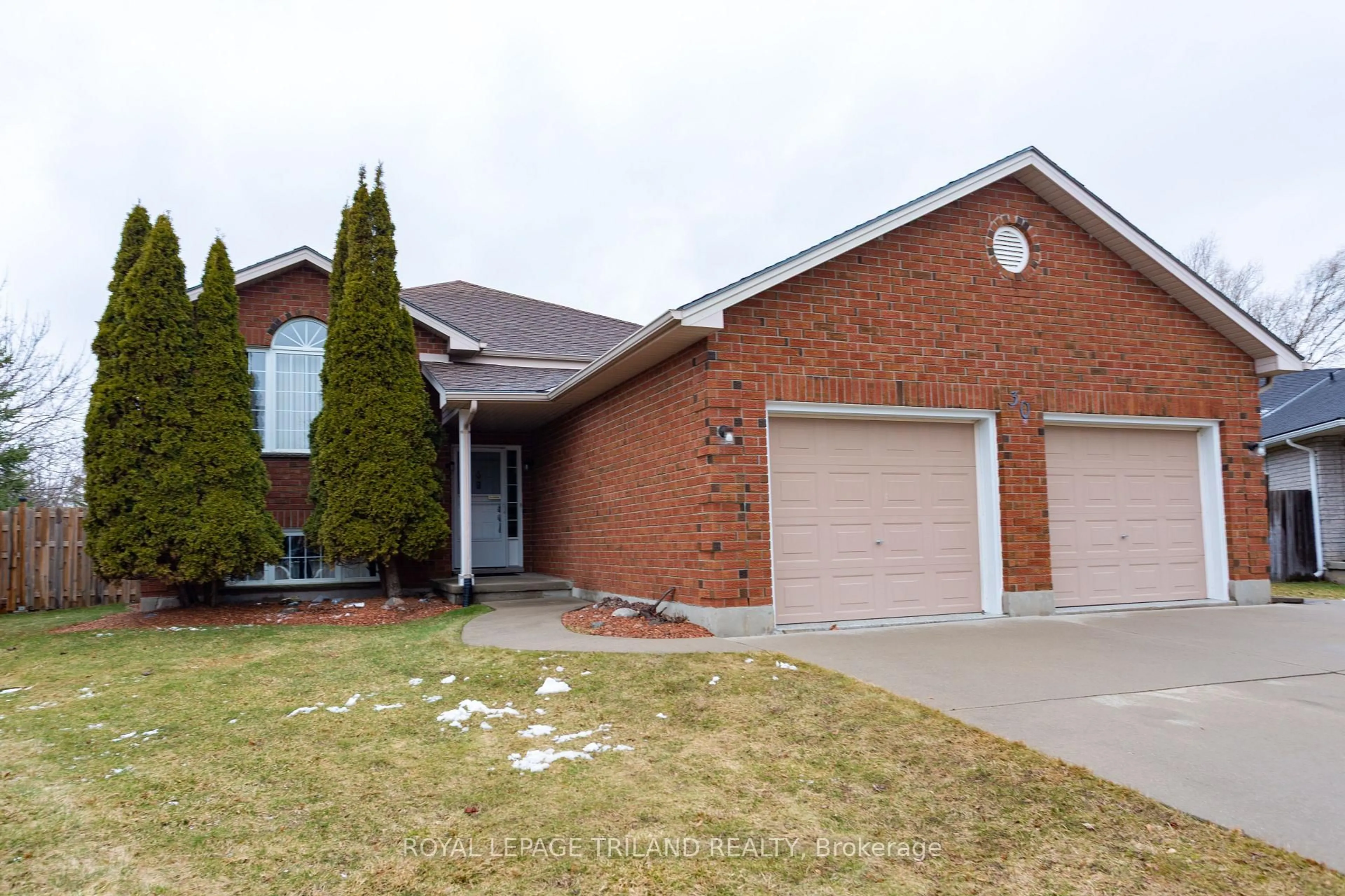 Home with brick exterior material, street for 30 James Turvey Pl, Central Elgin Ontario N5P 4K7