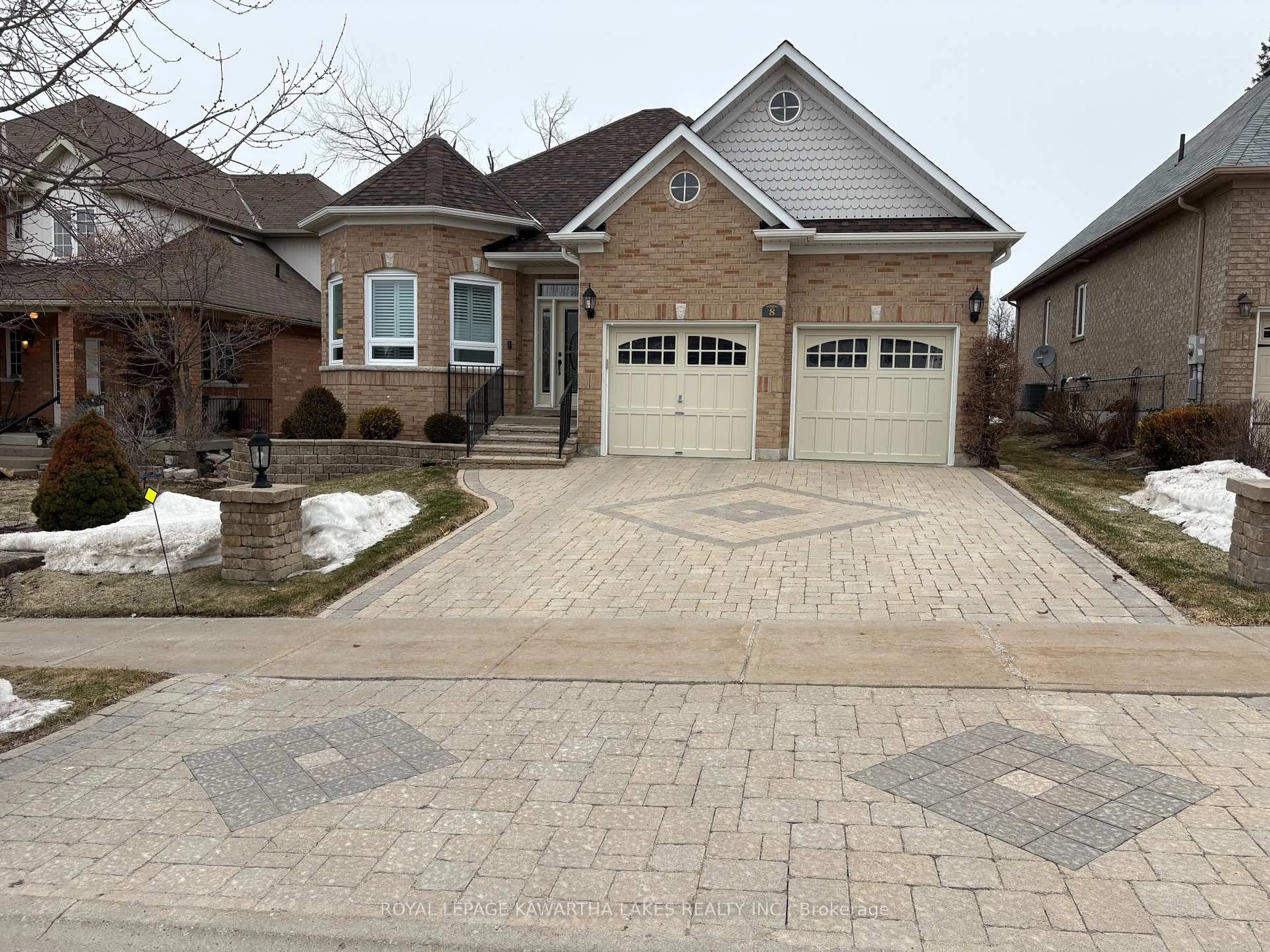 Home with brick exterior material, street for 8 Ellis Cres, Kawartha Lakes Ontario K9V 0A4
