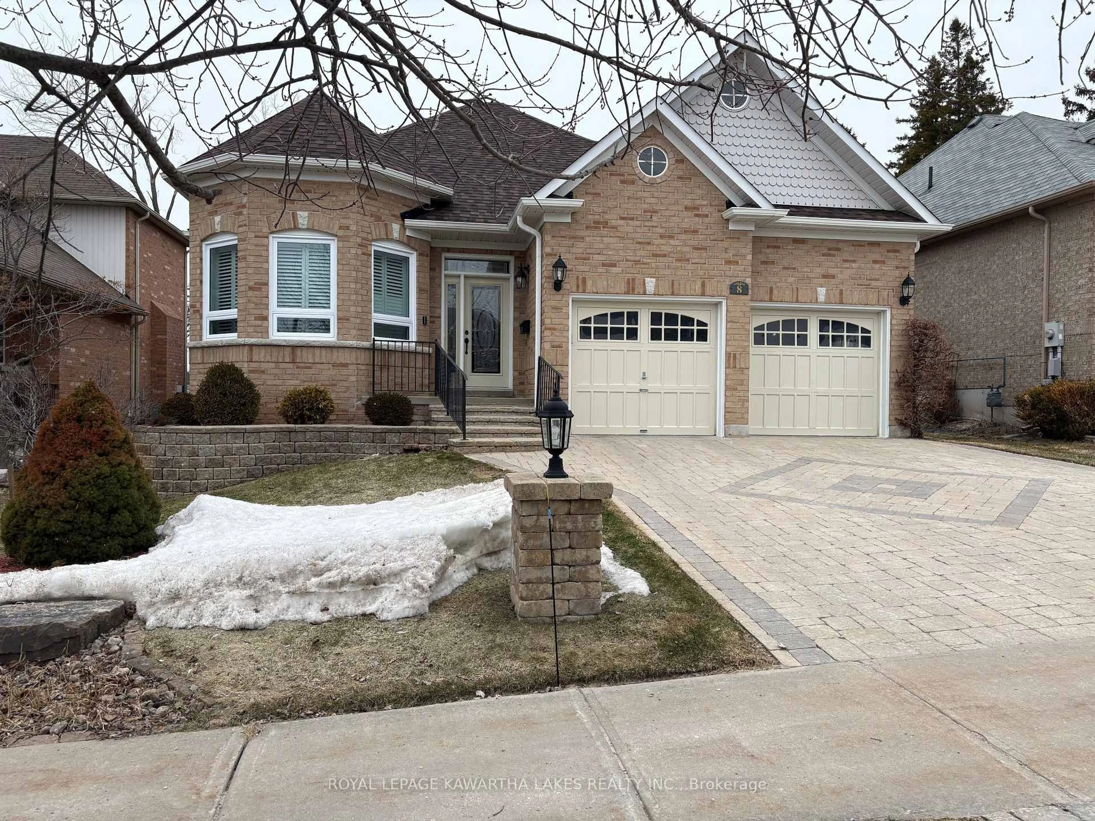 Home with brick exterior material, street for 8 Ellis Cres, Kawartha Lakes Ontario K9V 0A4