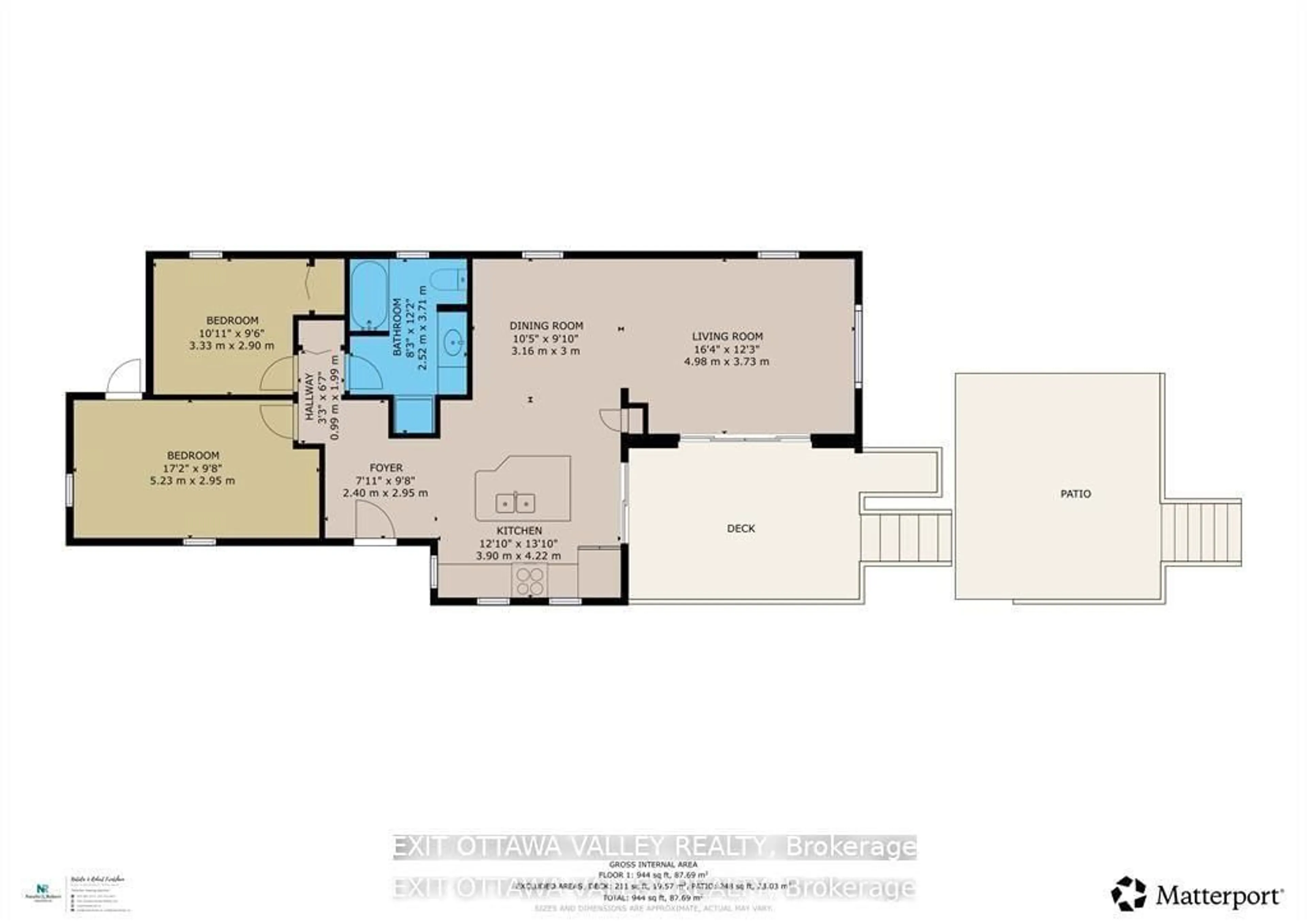 Floor plan for 44 Lacroix Bay Rd, Westmeath Ontario K0J 2L0