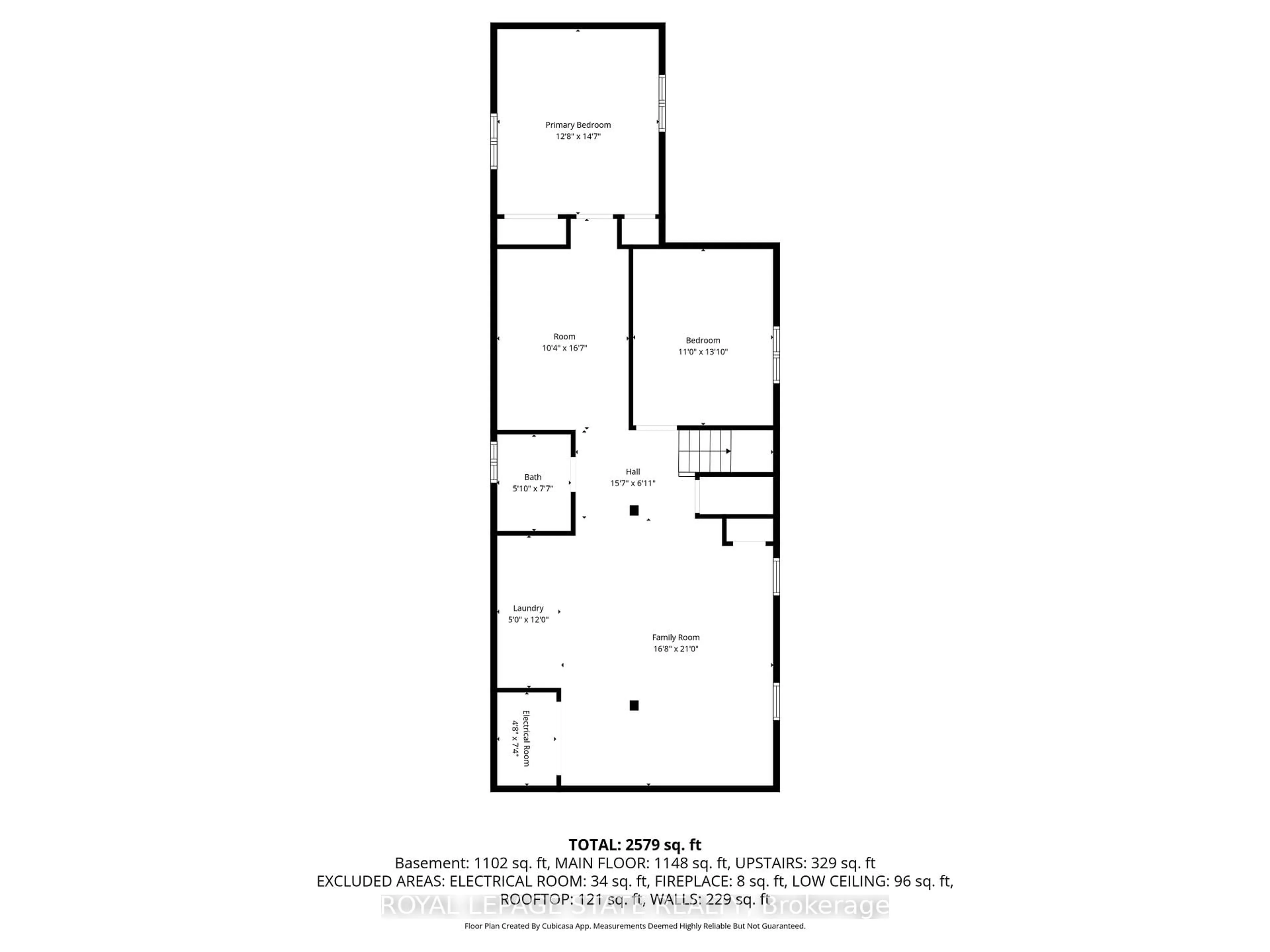 Floor plan for 15 Millen Ave, Hamilton Ontario L9A 2T5