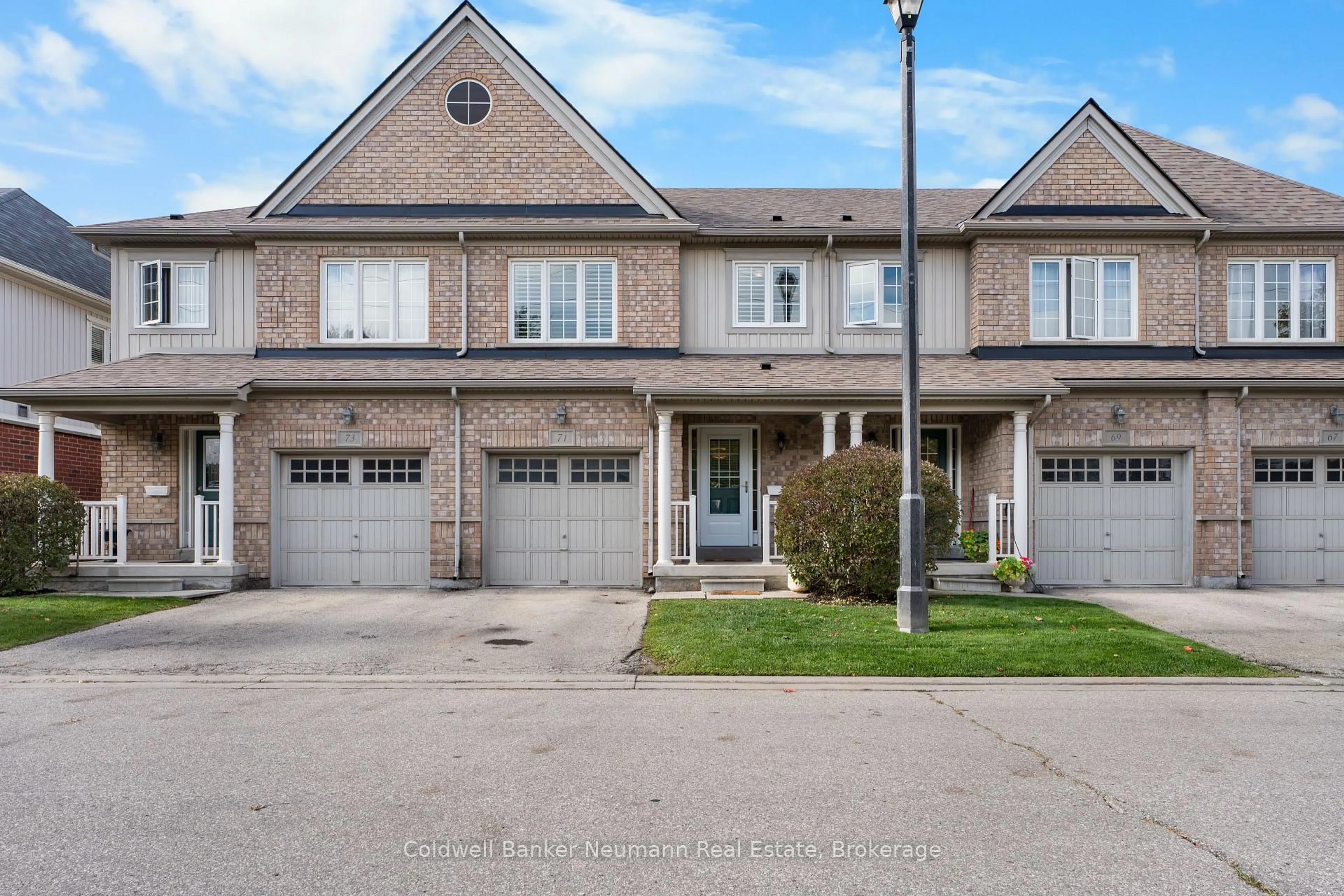 Home with brick exterior material, street for 1035 Victoria Rd #71, Guelph Ontario N1L 0H5