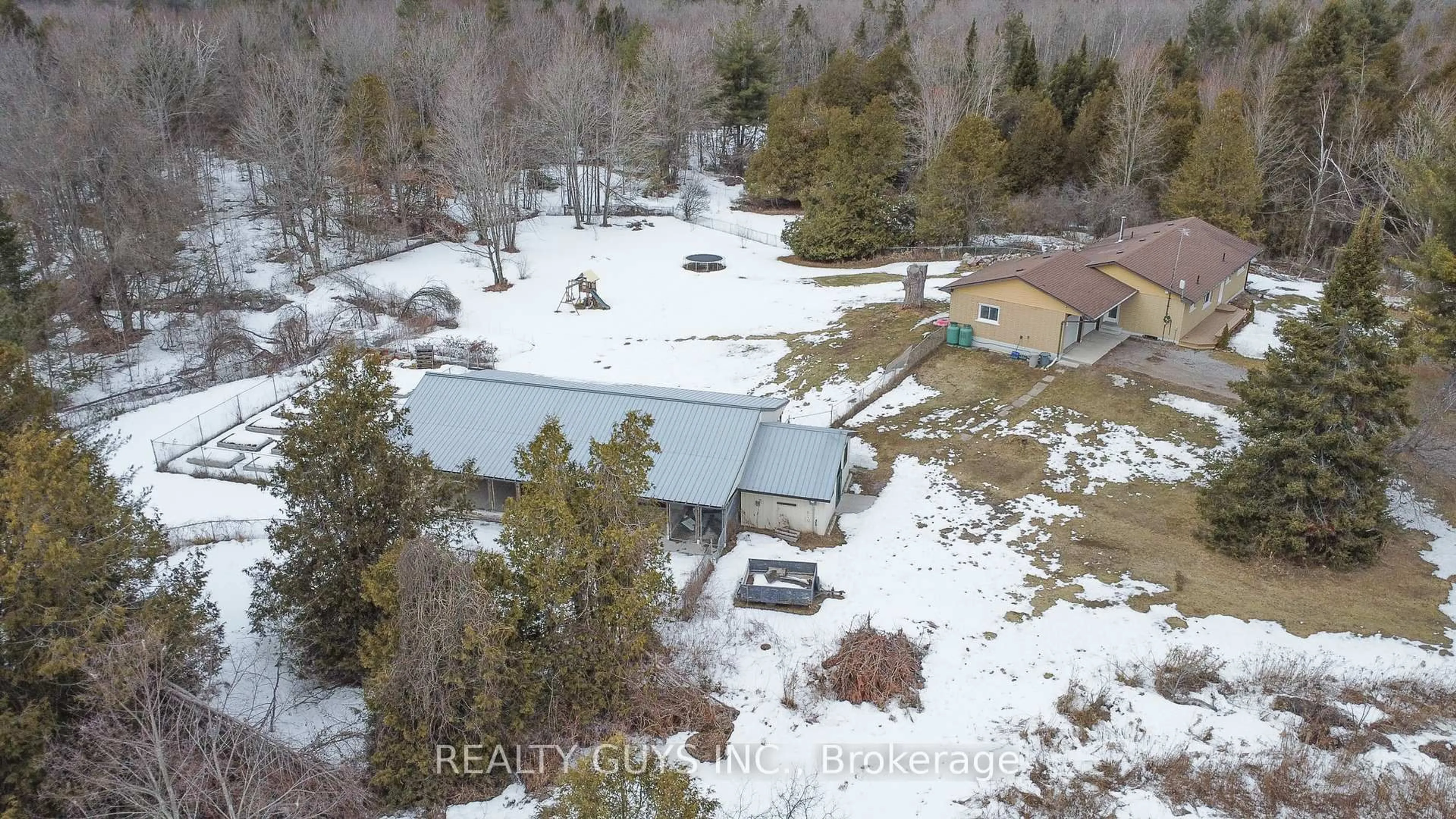 A pic from outside/outdoor area/front of a property/back of a property/a pic from drone, unknown for 316 Douglas Rd, Douro-Dummer Ontario K0L 3A0