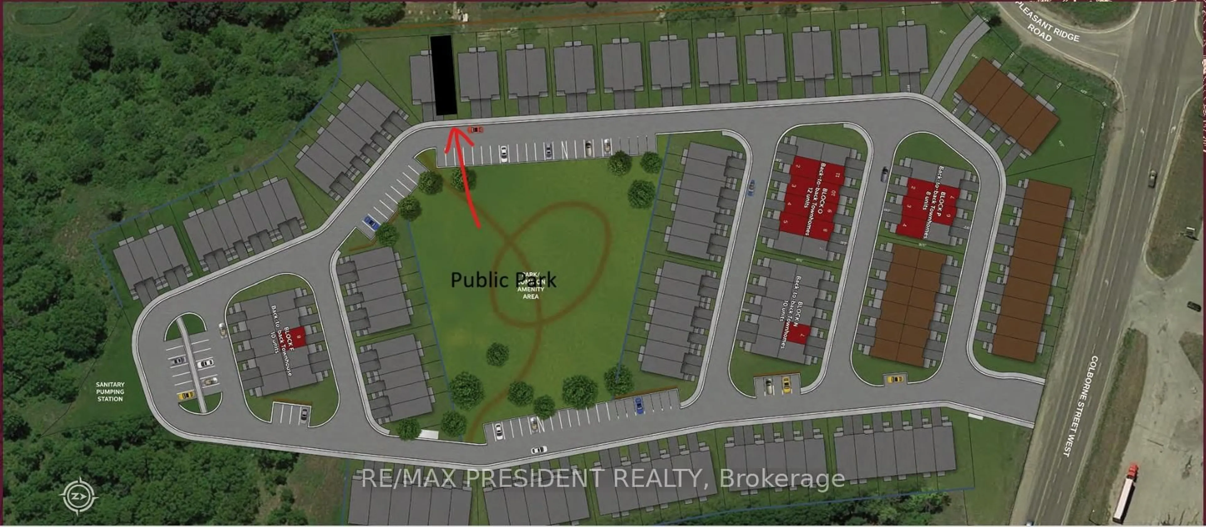 A pic from outside/outdoor area/front of a property/back of a property/a pic from drone, street for 660 Colborne St #70, Brantford Ontario N3T 0L8