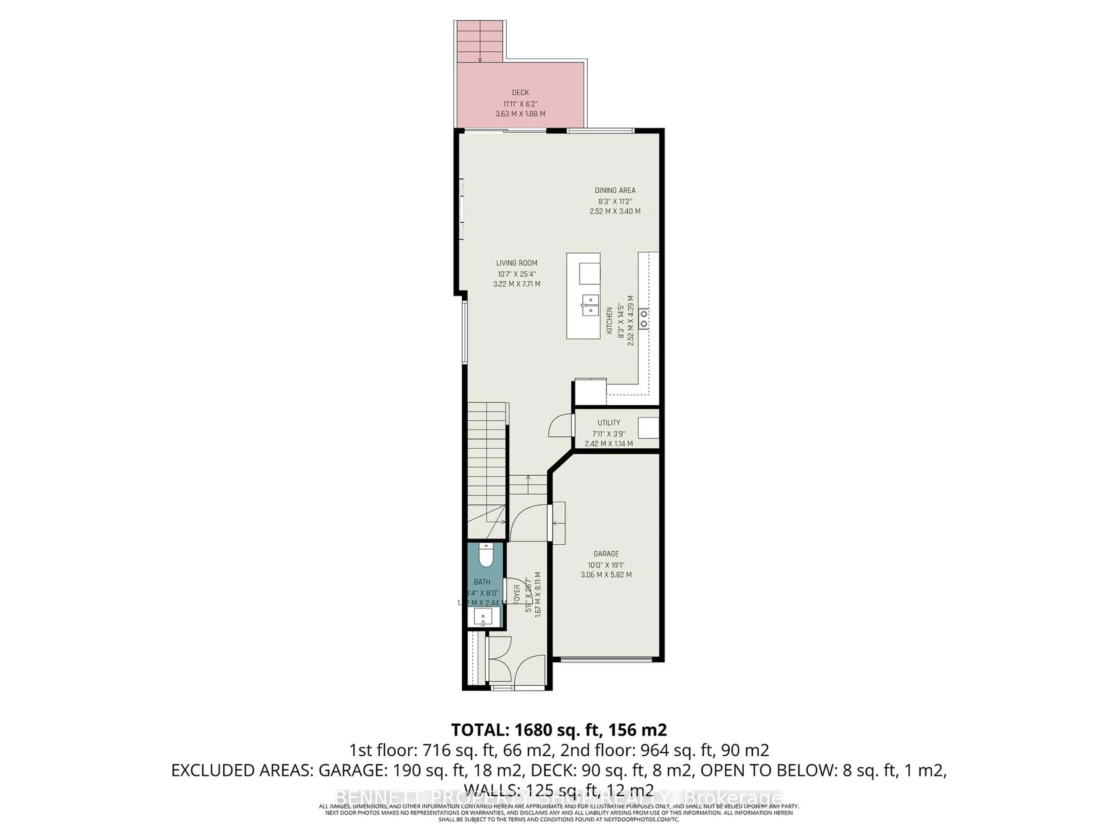 Floor plan for 139 Duford St, Ottawa Ontario K1L 6Z5