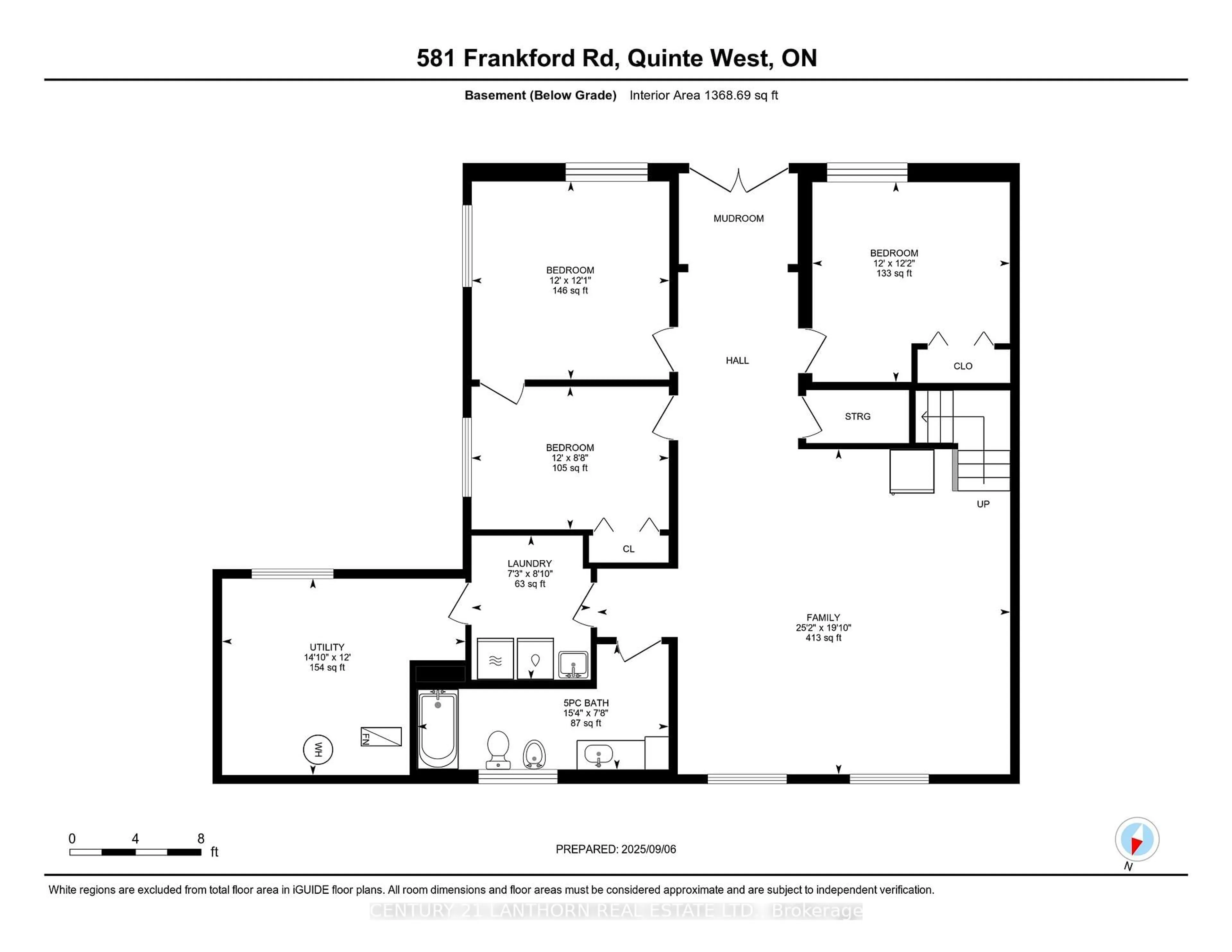 Floor plan for 581 Frankford Rd, Quinte West Ontario K0K 2B0