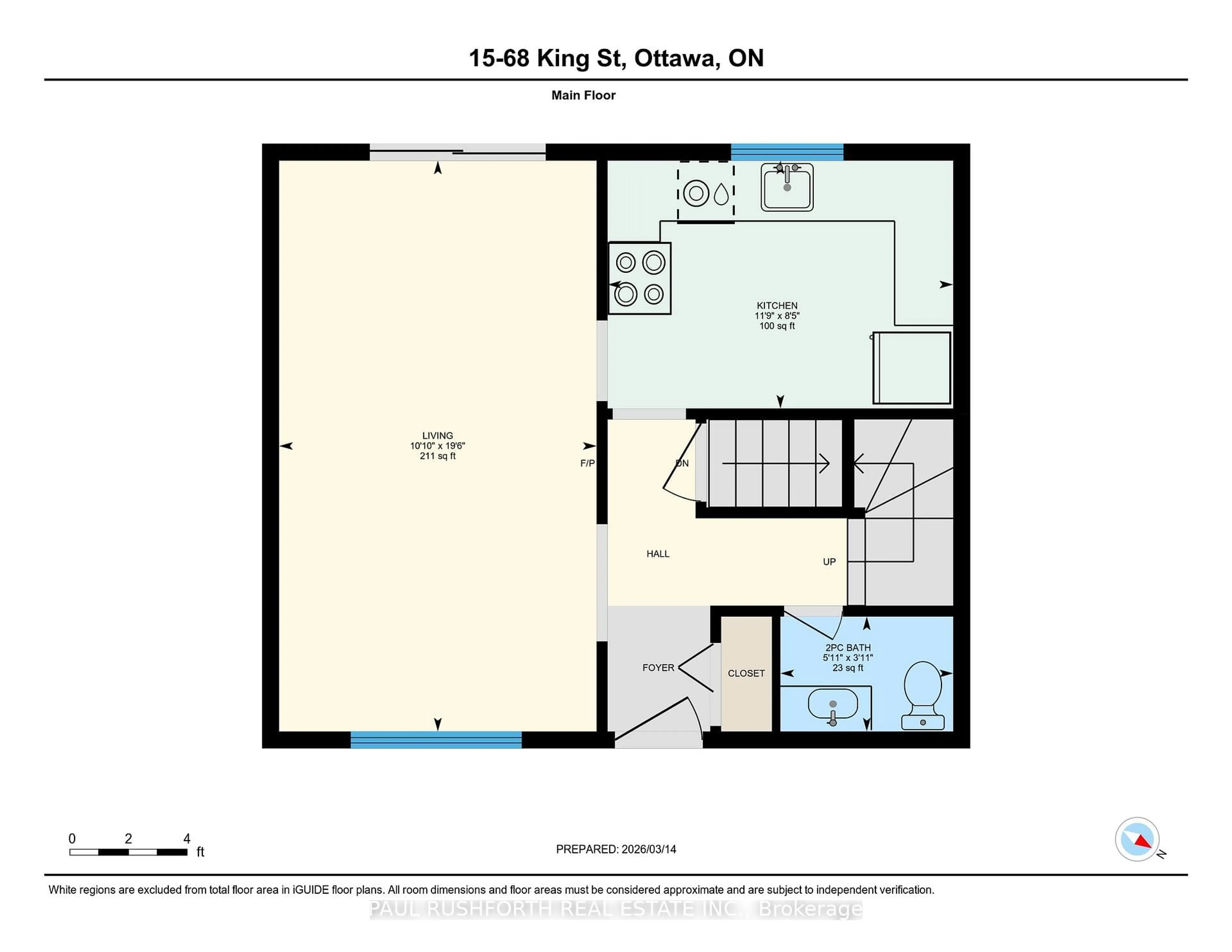 Floor plan for 68 King St #15, Richmond Ontario K0A 2Z0