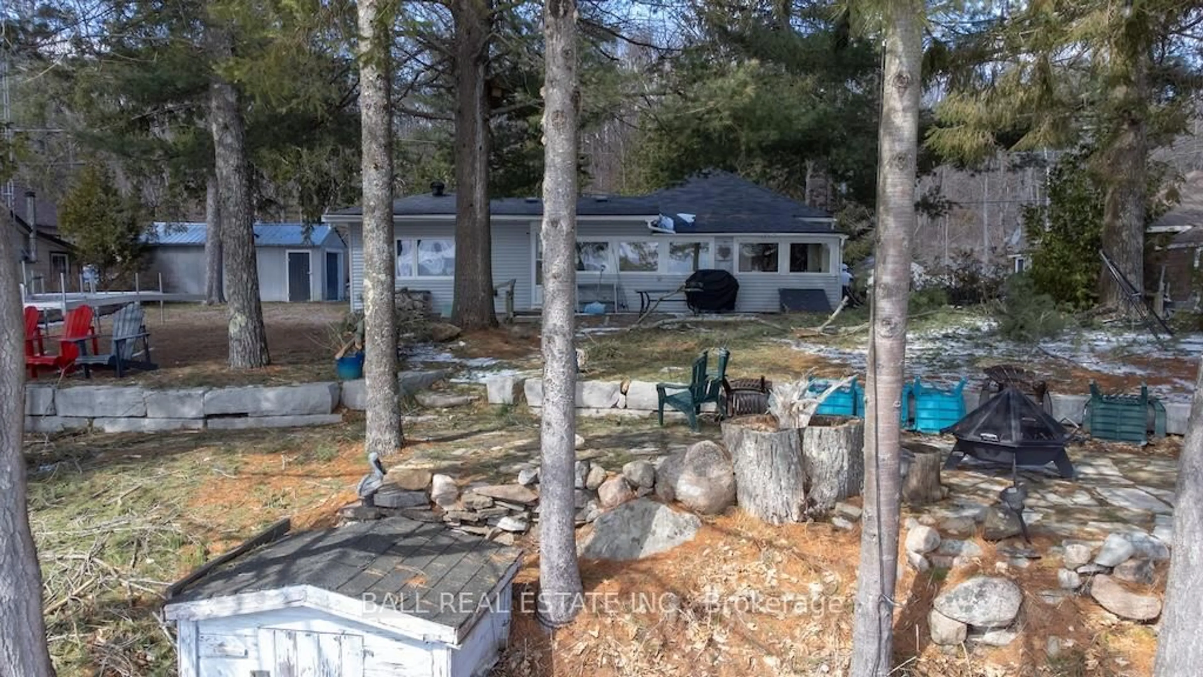 A pic from outside/outdoor area/front of a property/back of a property/a pic from drone, unknown for 2077 White Lake Rd, Douro-Dummer Ontario K0L 2H0