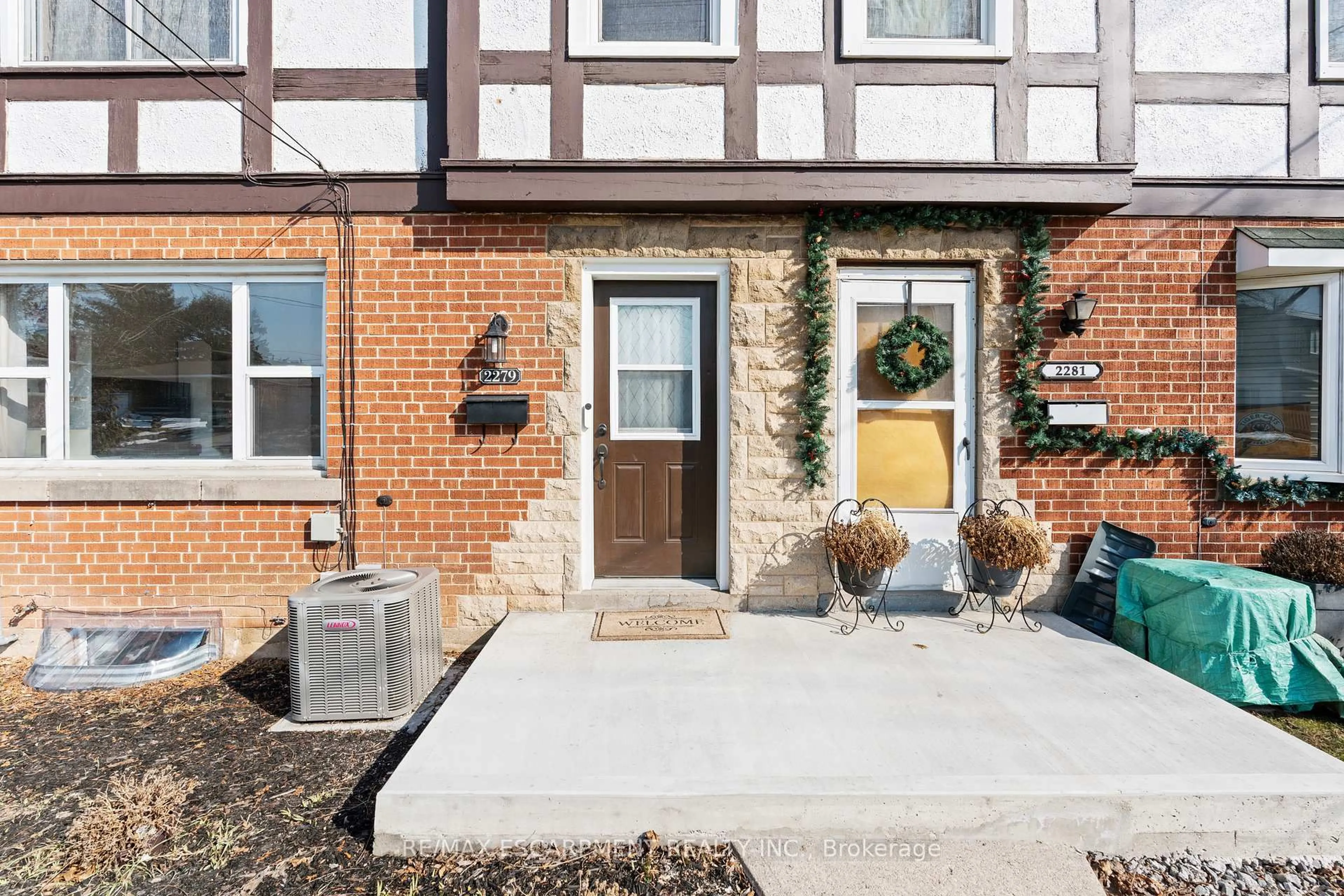 Home with brick exterior material, street for 2279 King St, Hamilton Ontario L8K 1X4