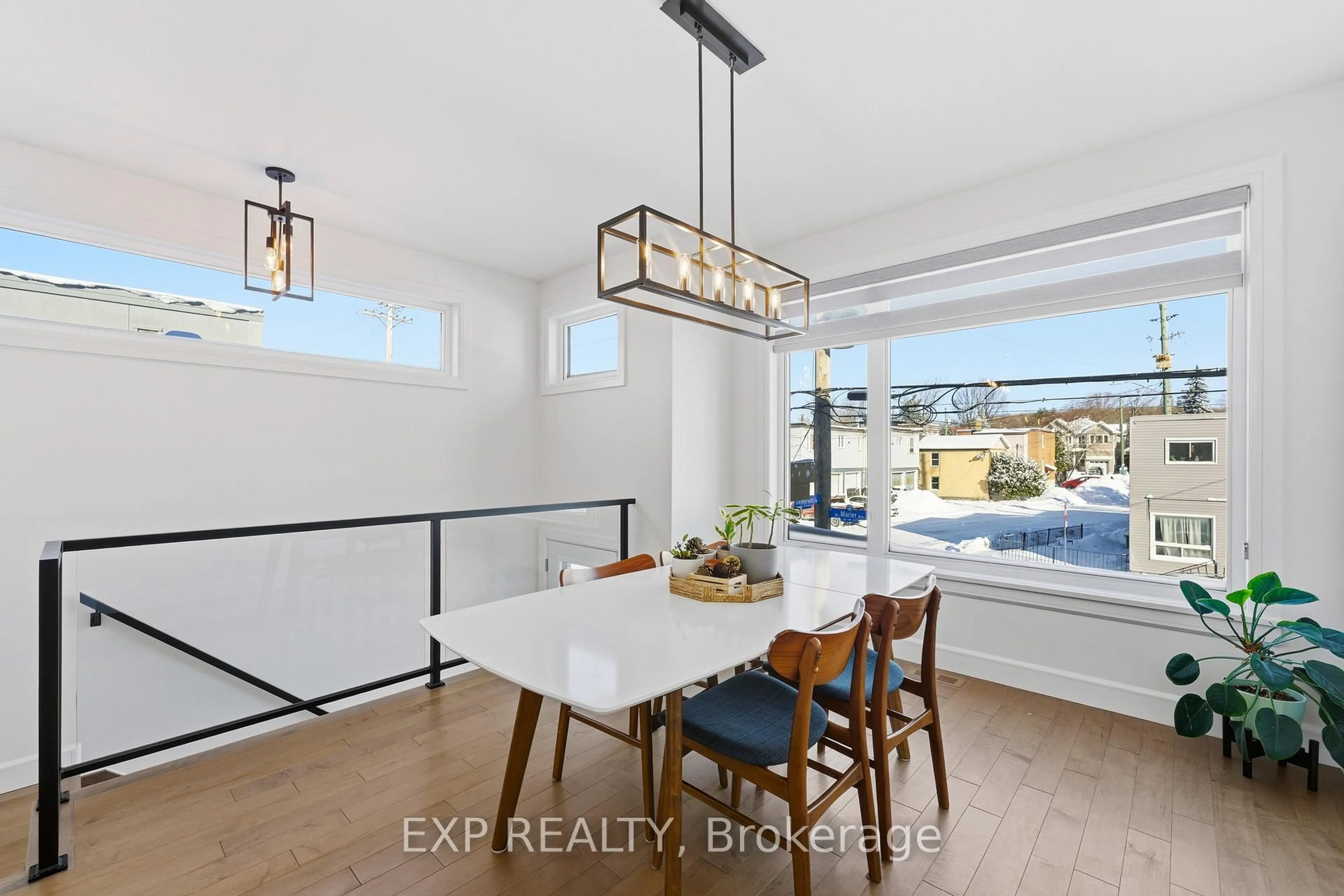 Open concept kitchen, ceramic/tile floor for 158 Marier Ave, Ottawa Ontario K1L 5S1