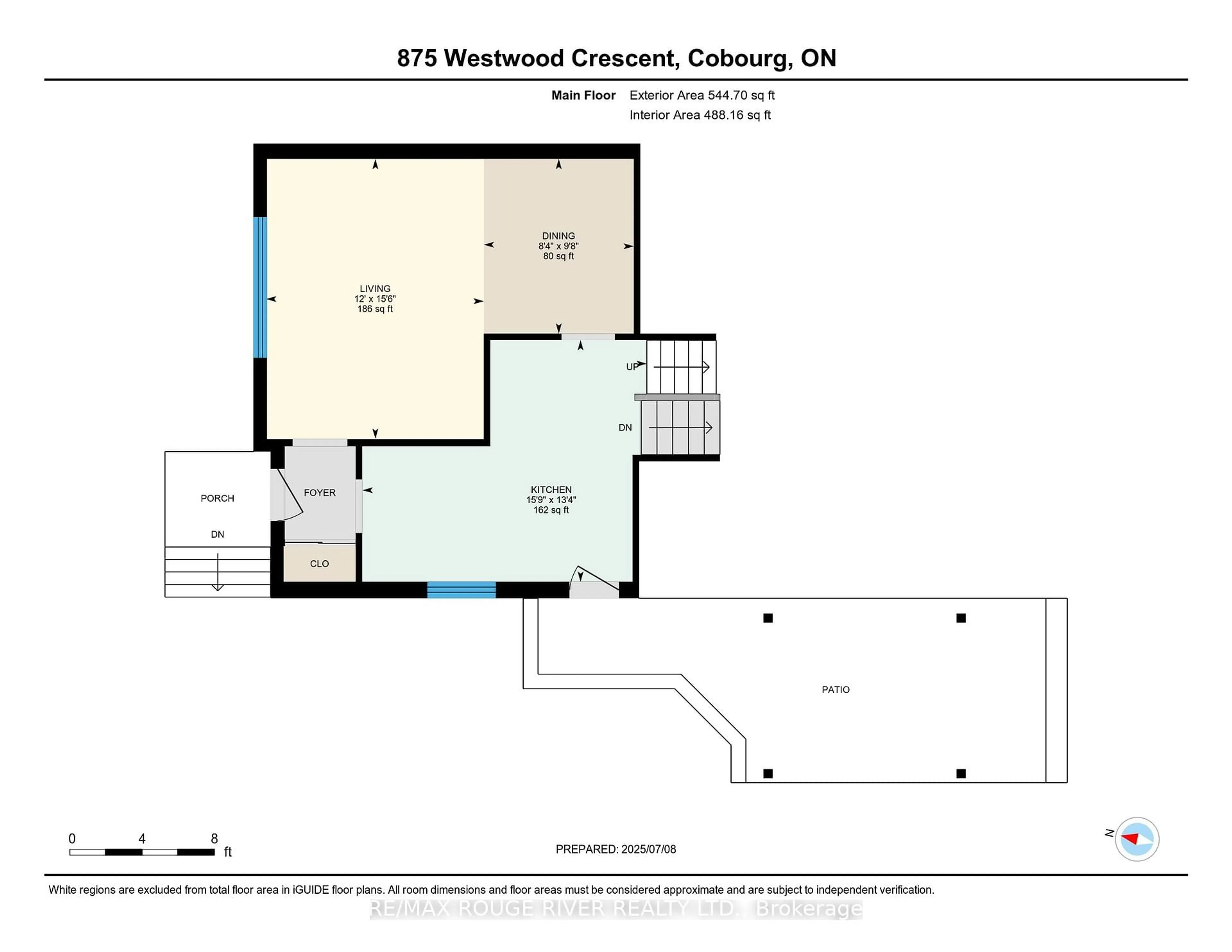 Floor plan for 875 Westwood Cres, Cobourg Ontario K9A 5B3