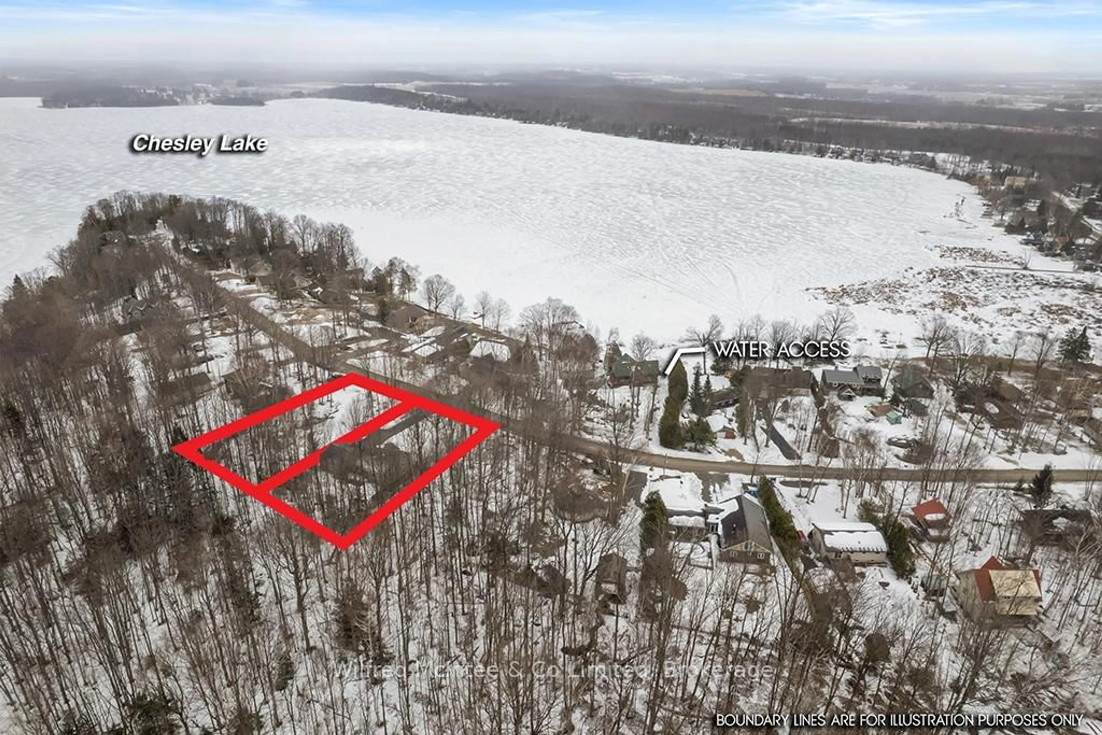 A pic from outside/outdoor area/front of a property/back of a property/a pic from drone, water/lake/river/ocean view for 24 Shore Dr, South Bruce Peninsula Ontario N0H 1A0