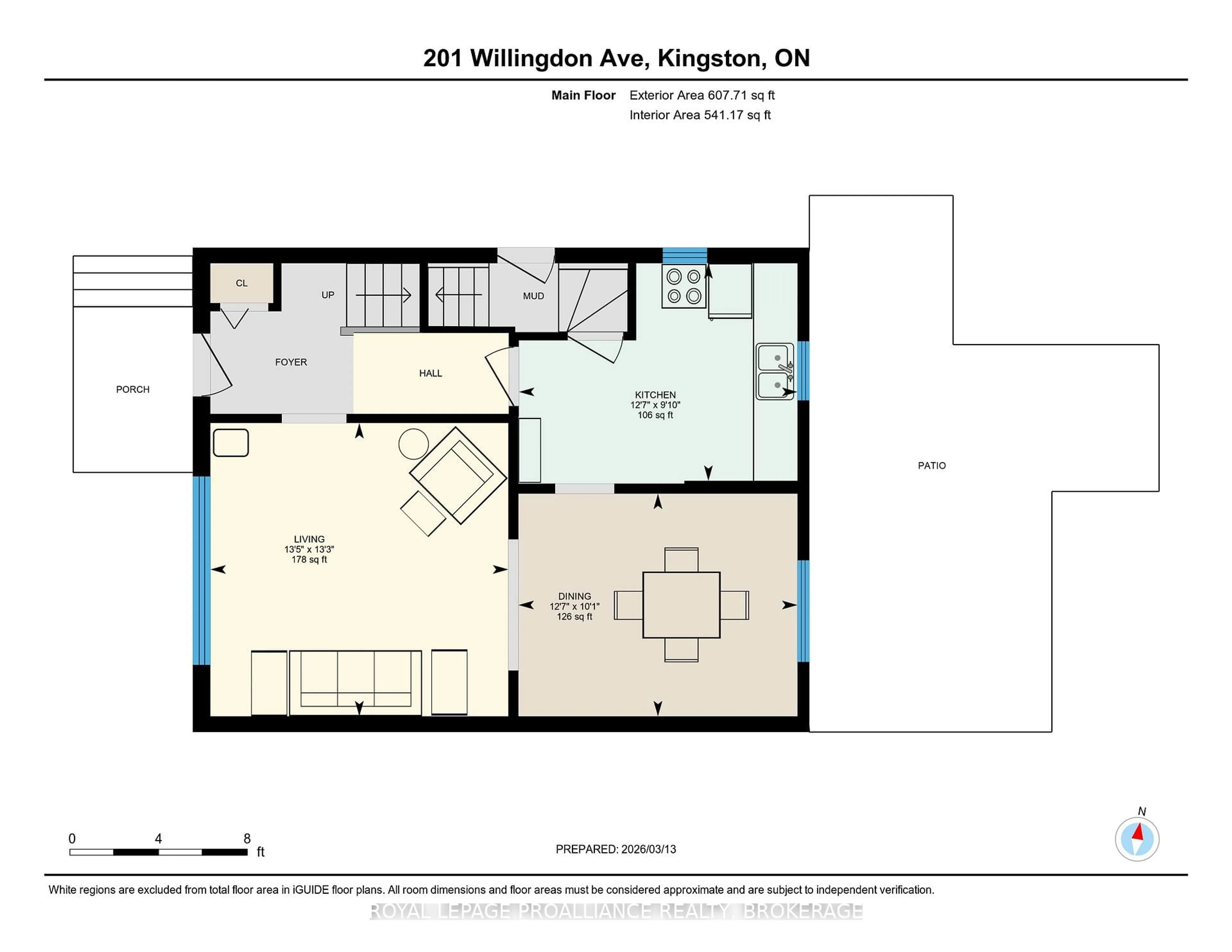 Floor plan for 201 Willingdon Ave, Kingston Ontario K7L 4H9
