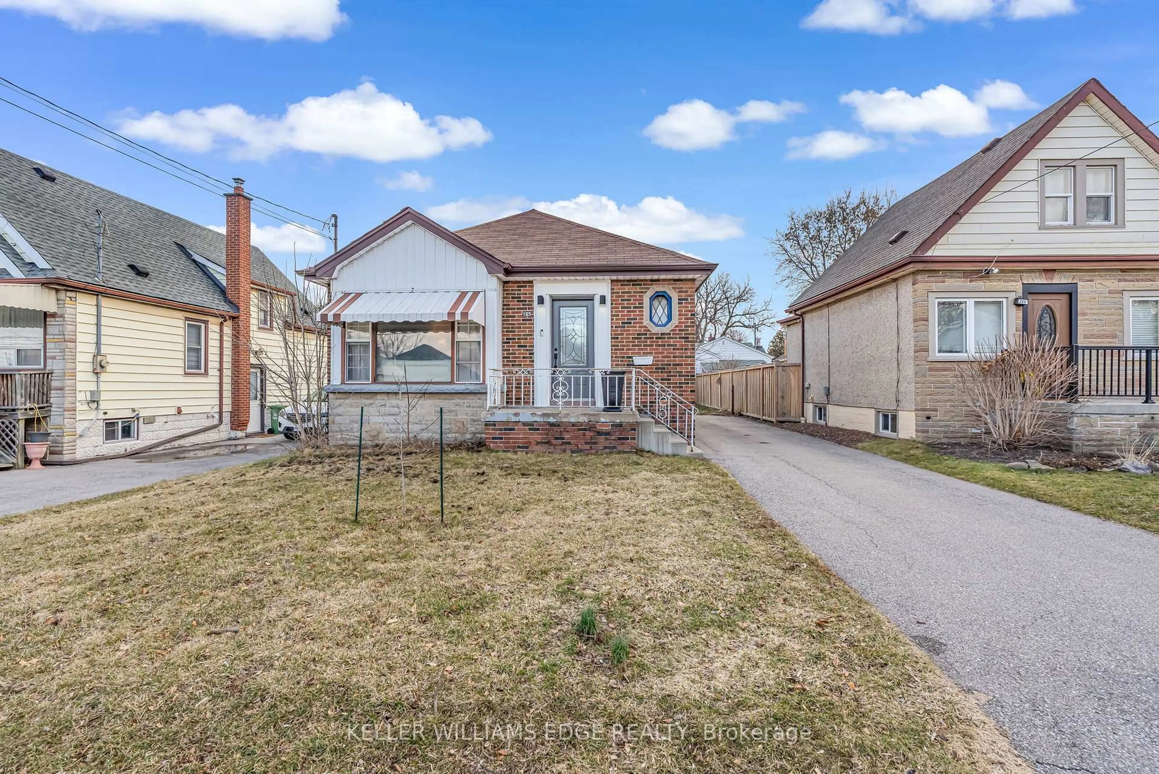 Home with brick exterior material, street for 165 Rosewood Rd, Hamilton Ontario L8K 3J3