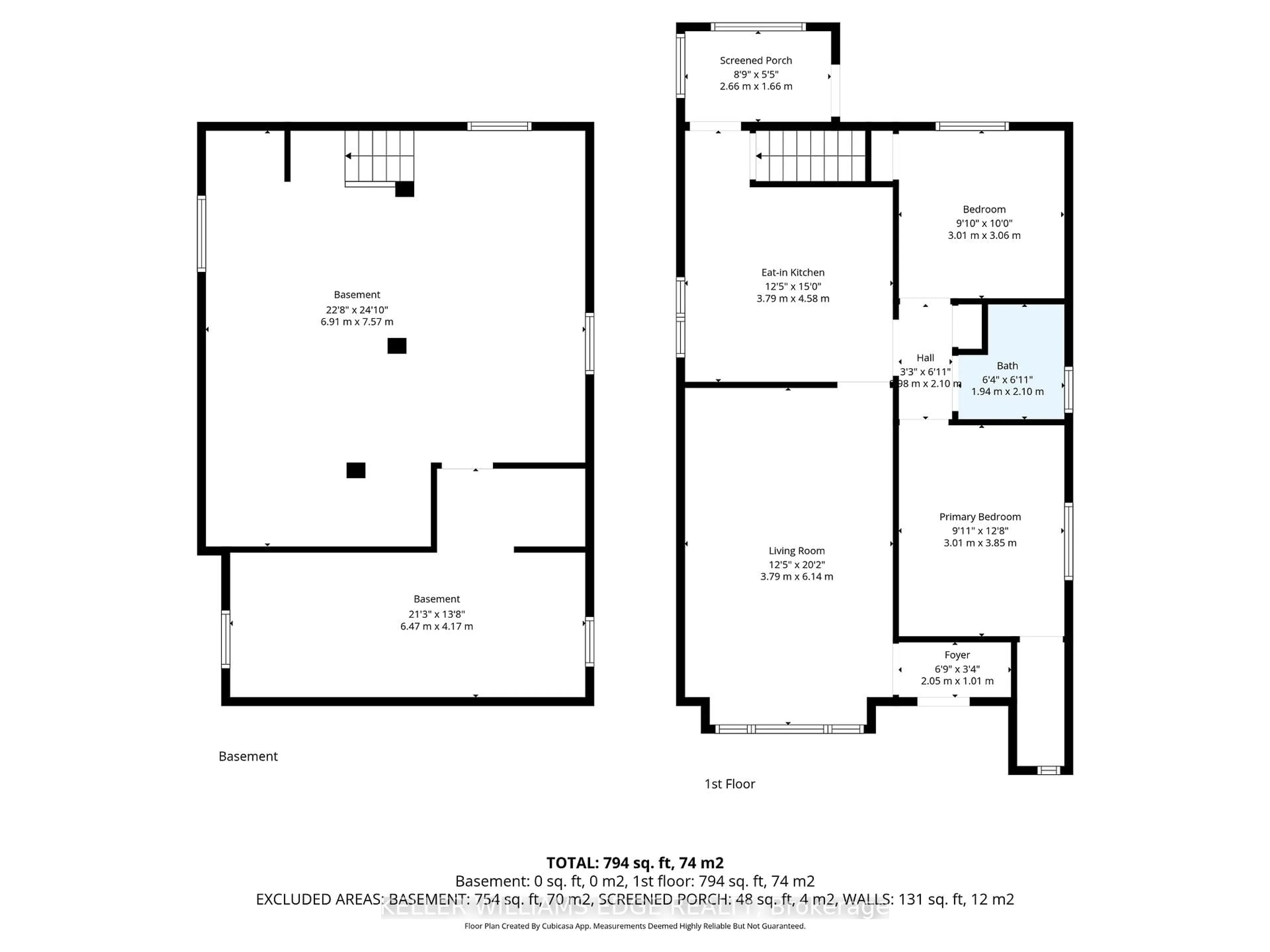 Floor plan for 165 Rosewood Rd, Hamilton Ontario L8K 3J3