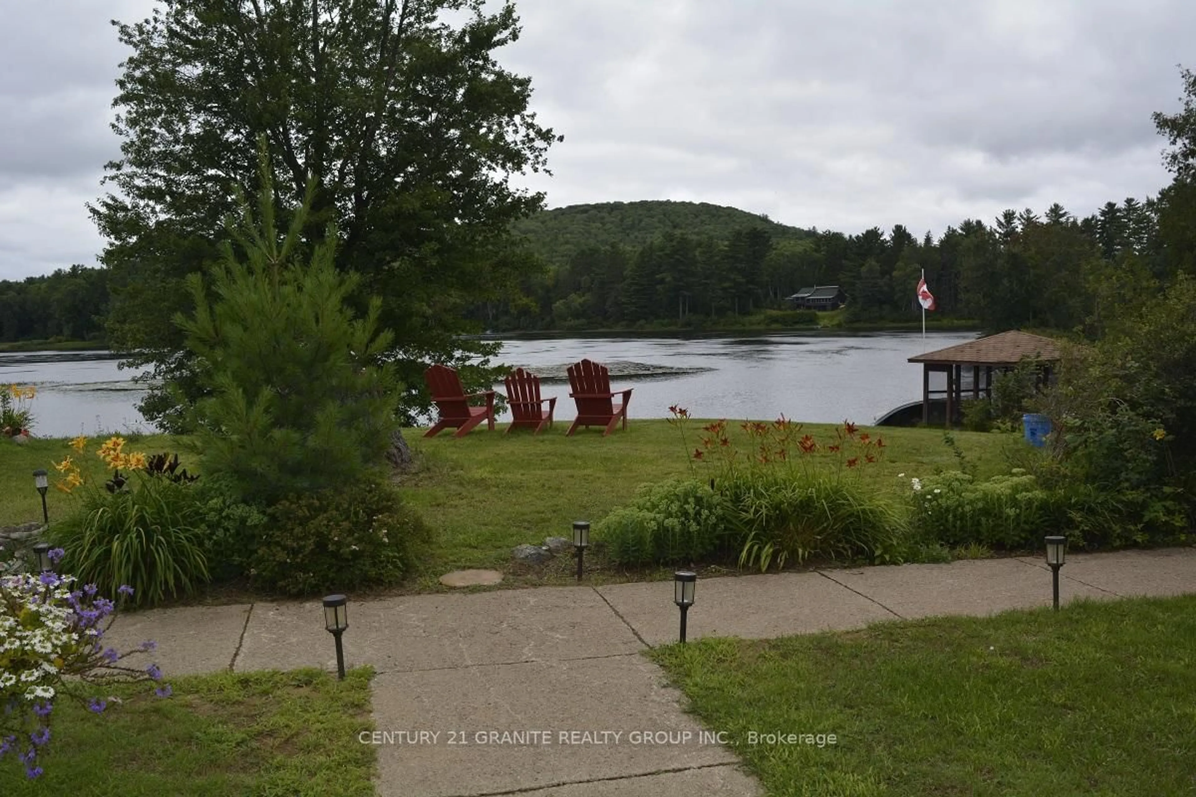 Patio, water/lake/river/ocean view for 230 RIVER BEND Dr, Palmer Rapids Ontario K0J 2E0